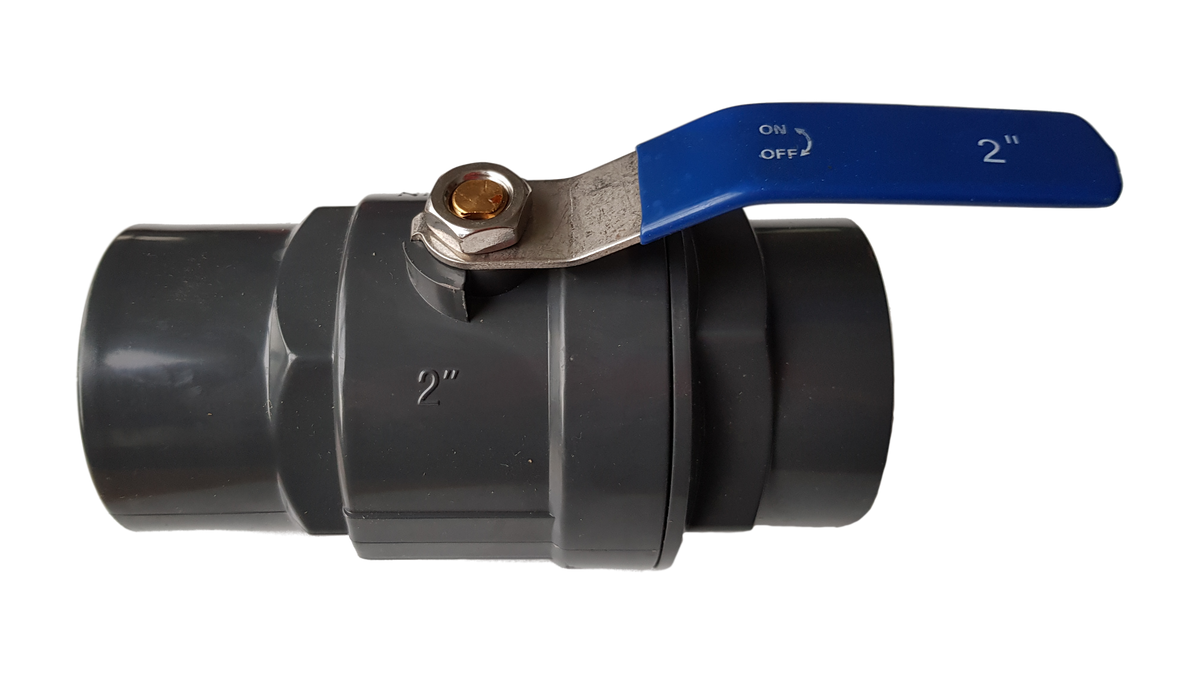 PP 2" BSPF Stopcock with Stainless Steel Ball Valve and Handle