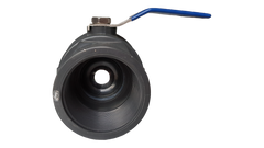 PP 3/4" BSPF Stopcock with Stainless Steel Ball Valve and Handle