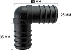 Pond Elbow Connector 25mm