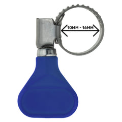 A2 Grip Hose Clip 10mm-16mm - Adjustable 304 Stainless Steel Duct Clamps Hose Pipe Clamps Air Ducting Clamp Worm Drive Hose Clamps