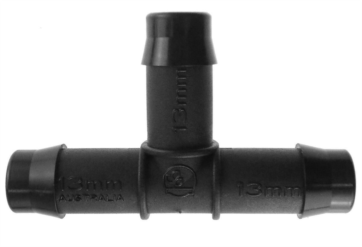 Antelco Double Barb DB Fitting Tee 13mm