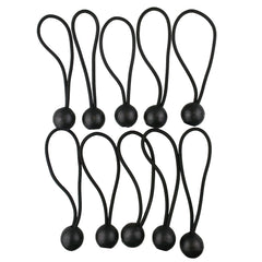 Bungee Ball Mix Black 6" 8” 10" Pack of 30