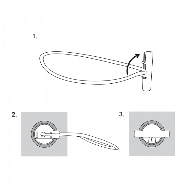 Bungee Cord with T Bar 6" - Pack of 10