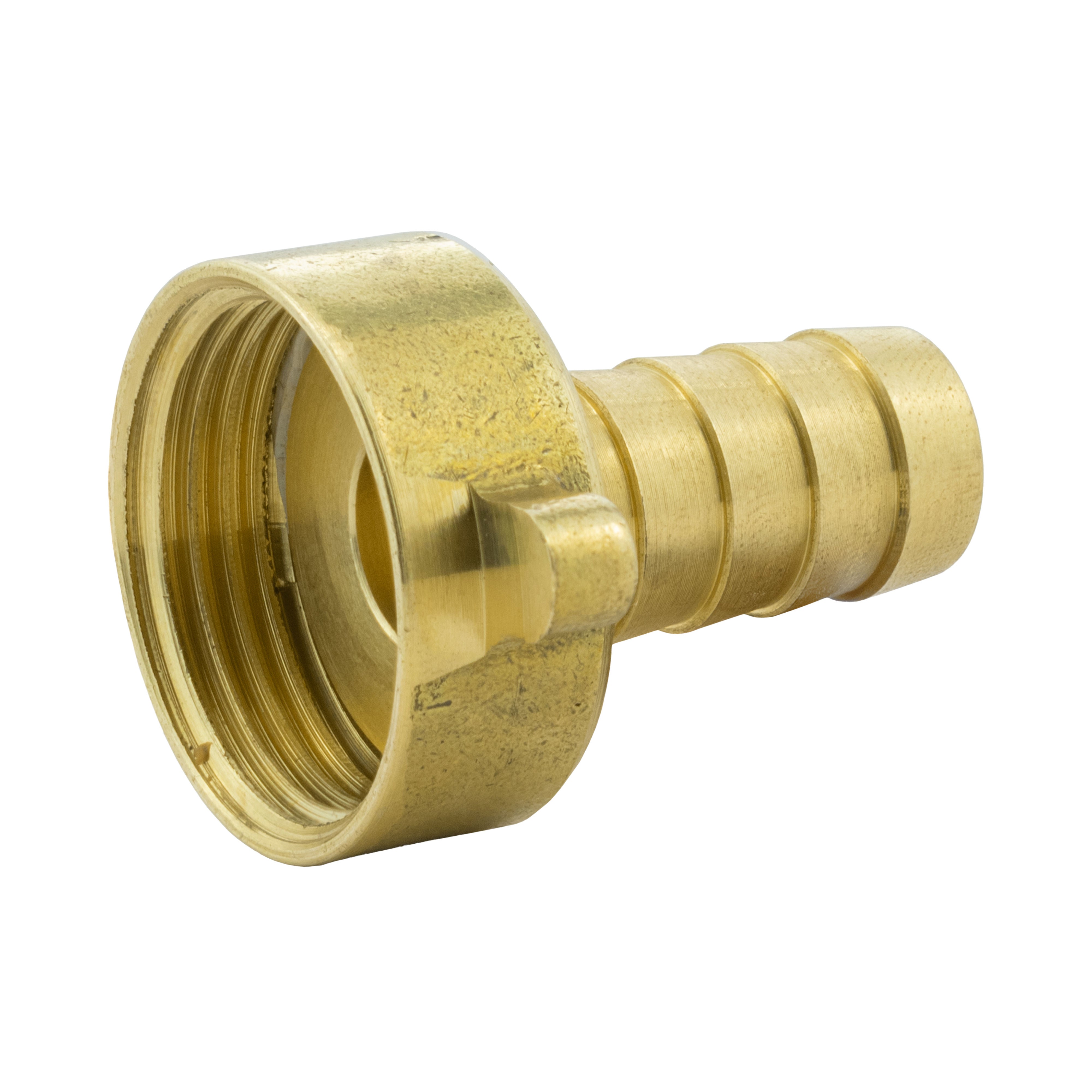 13mm Brass Barb with In-Line BSPM Valve and 19mm Brass Barb