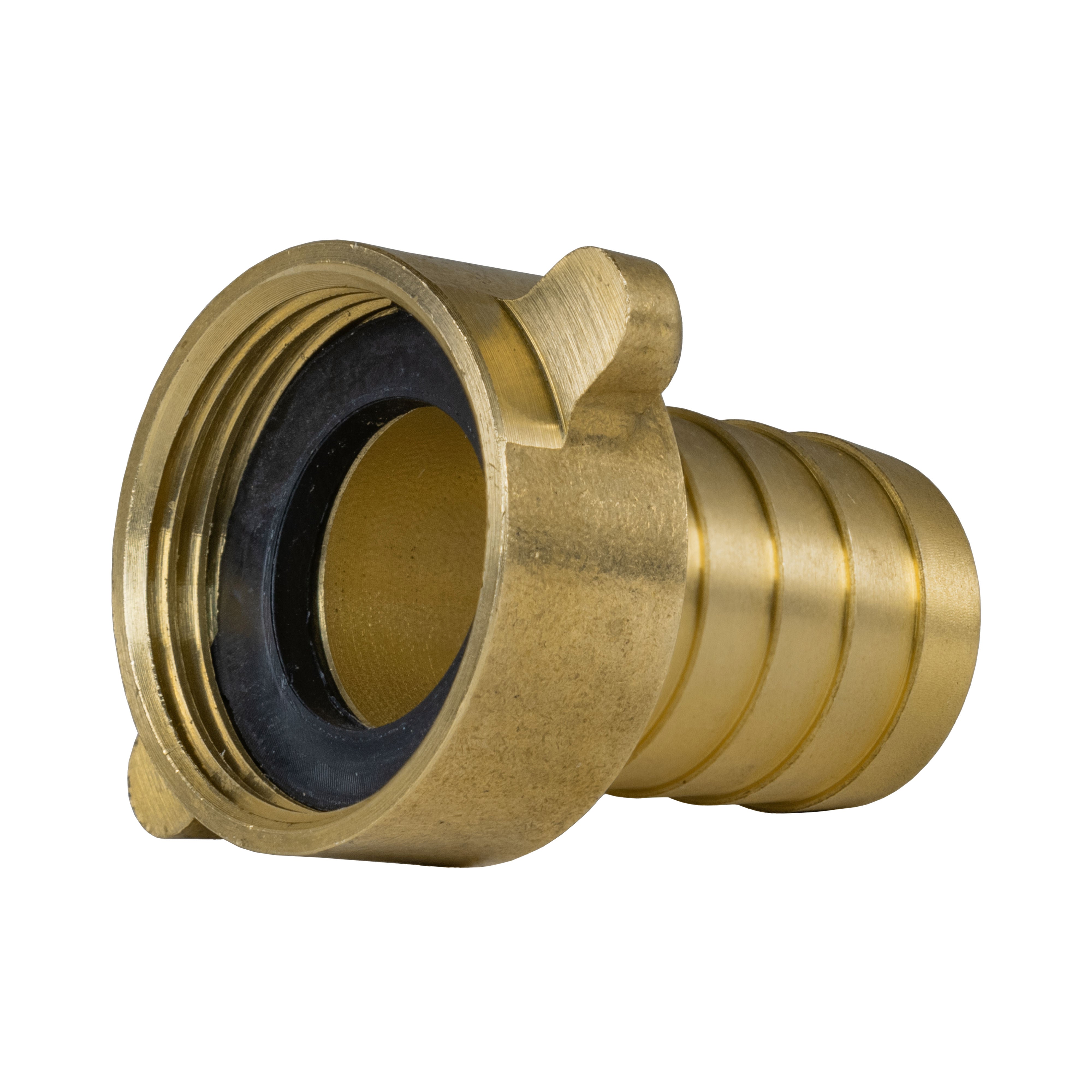 20mm MDPE Straight with In-Line BSPM Valve and 19mm Brass Barb