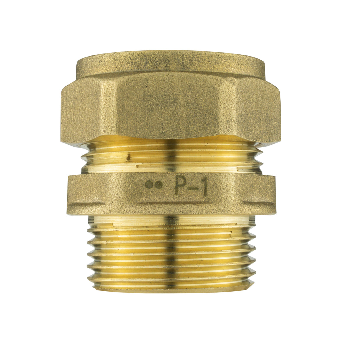 Brass Compression Straight 22mm - 3/4" BSPM