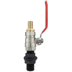 Water Butt Kit ½” BSP with Lever Valve and 13mm Brass Barb