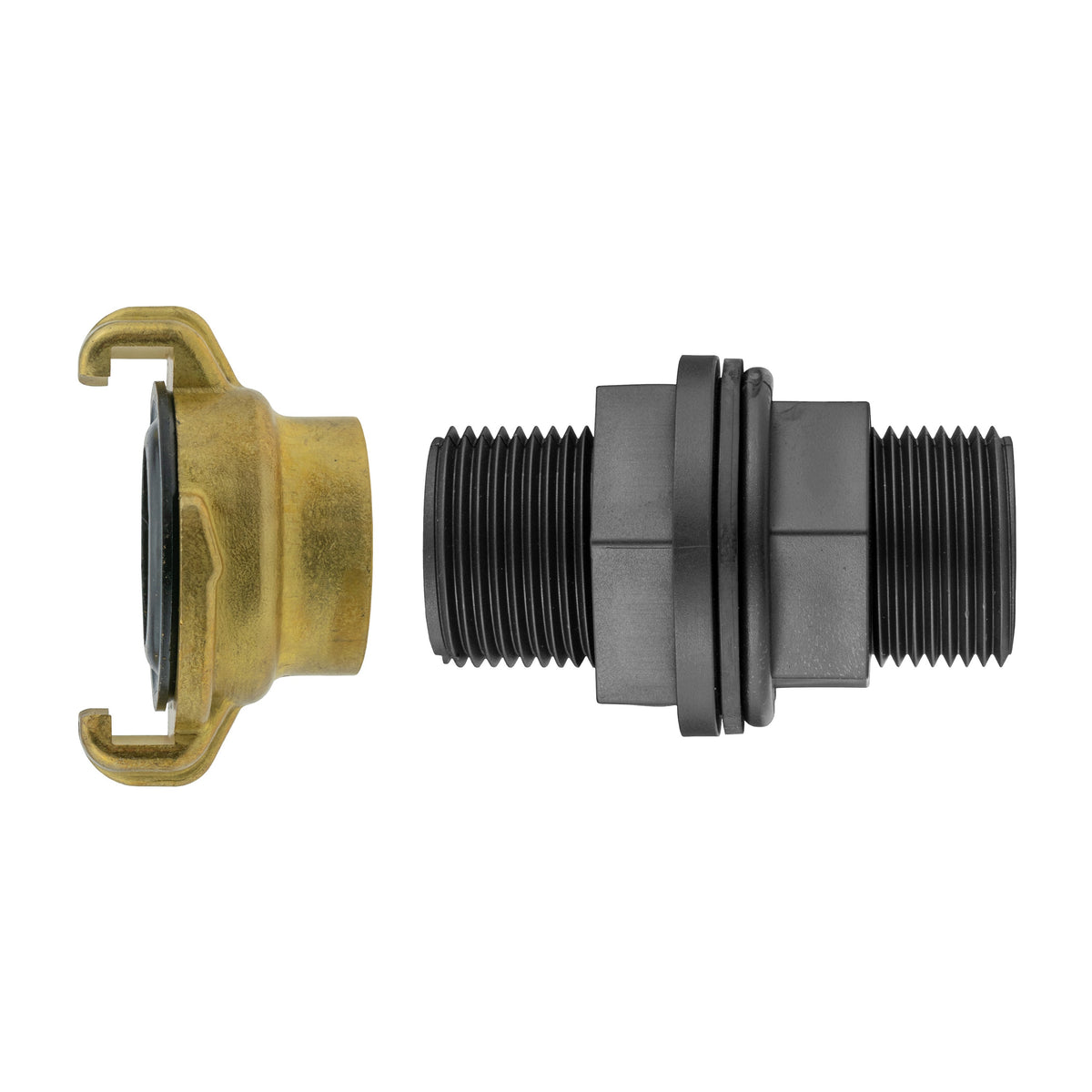 Water Butt 1” BSPM with Geka Type Claw Fitting