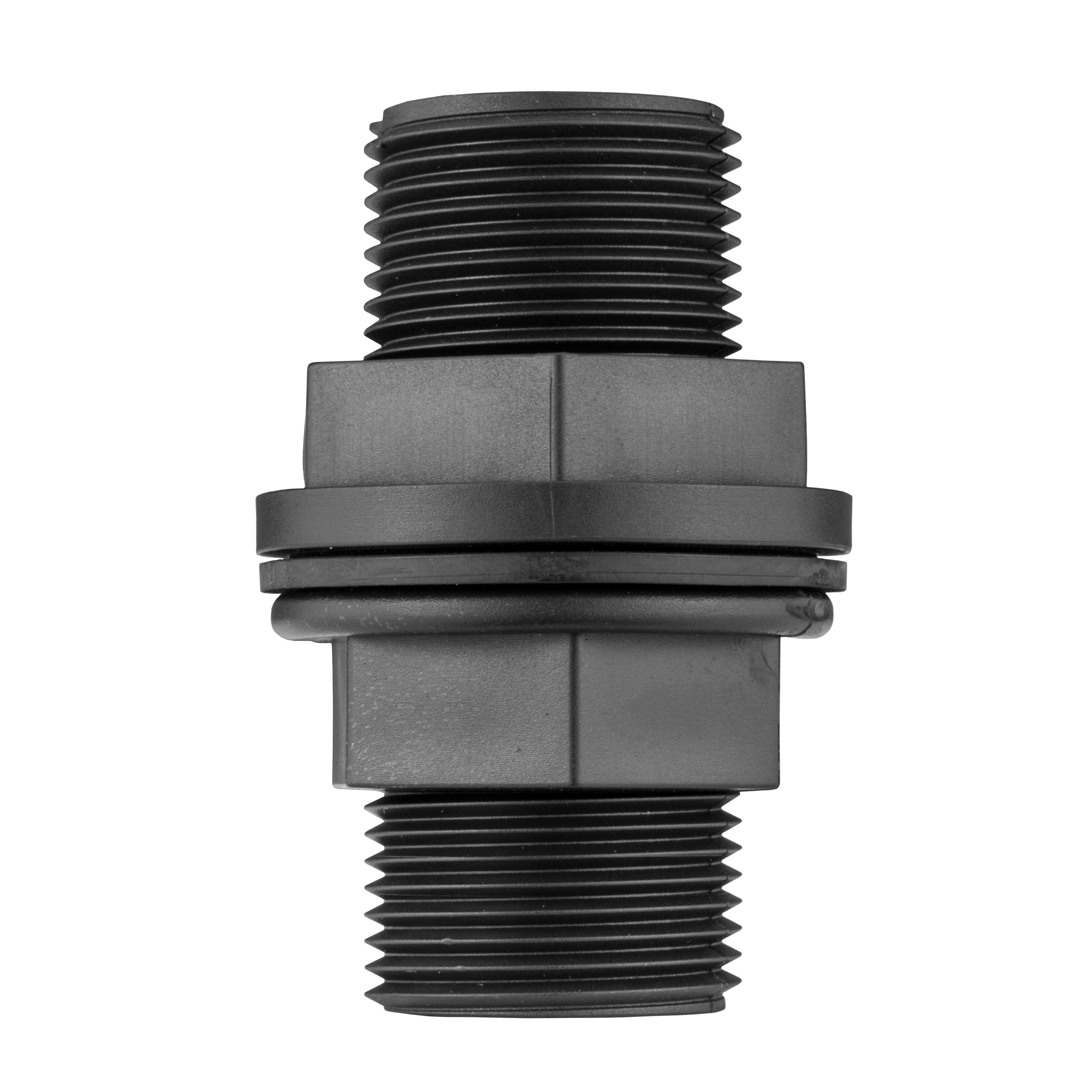Water Butt Connector 3/4" BSP with In-Line BSPF Valve and Geka Type Connector