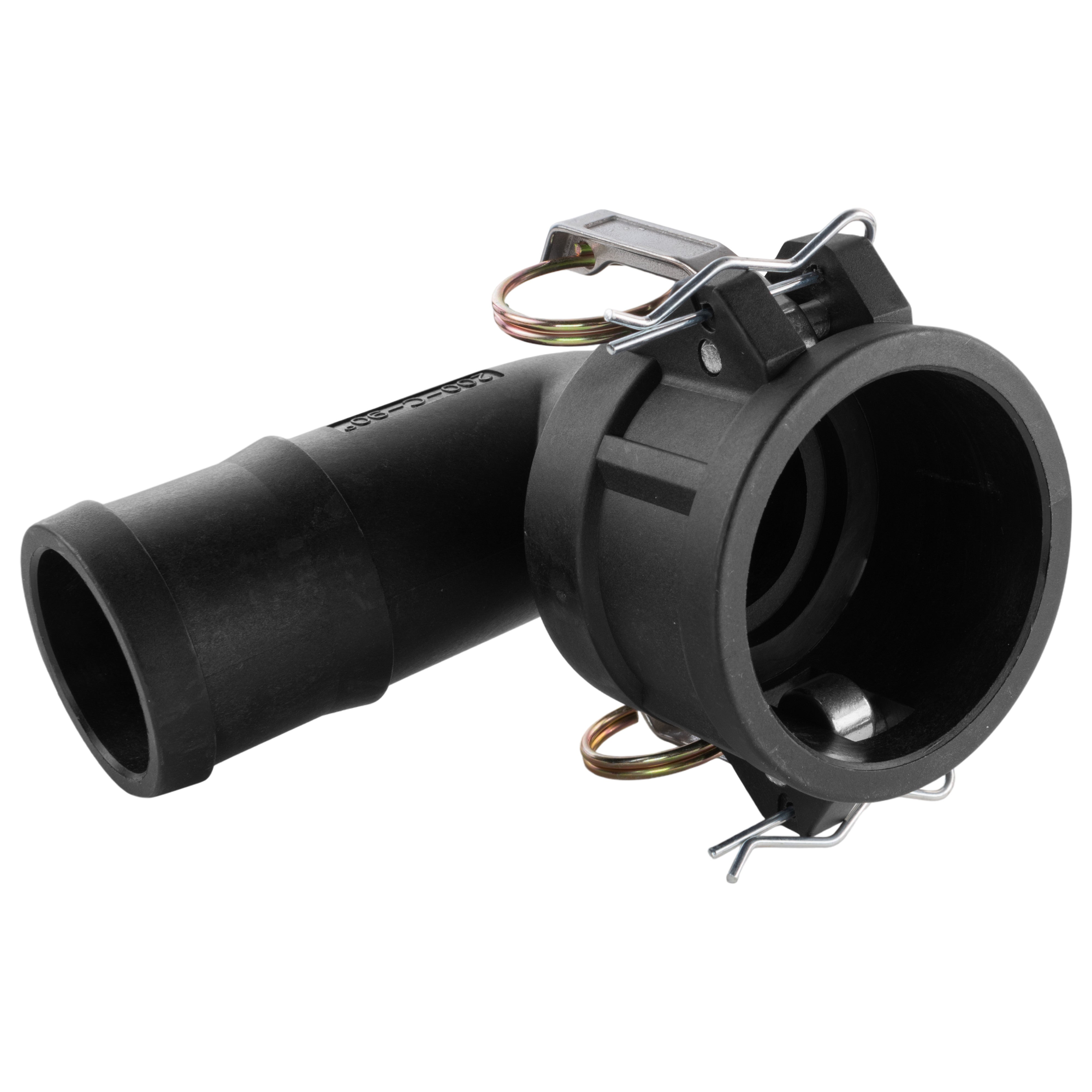 Camlock 90-Degree Female Elbow 3" Barb