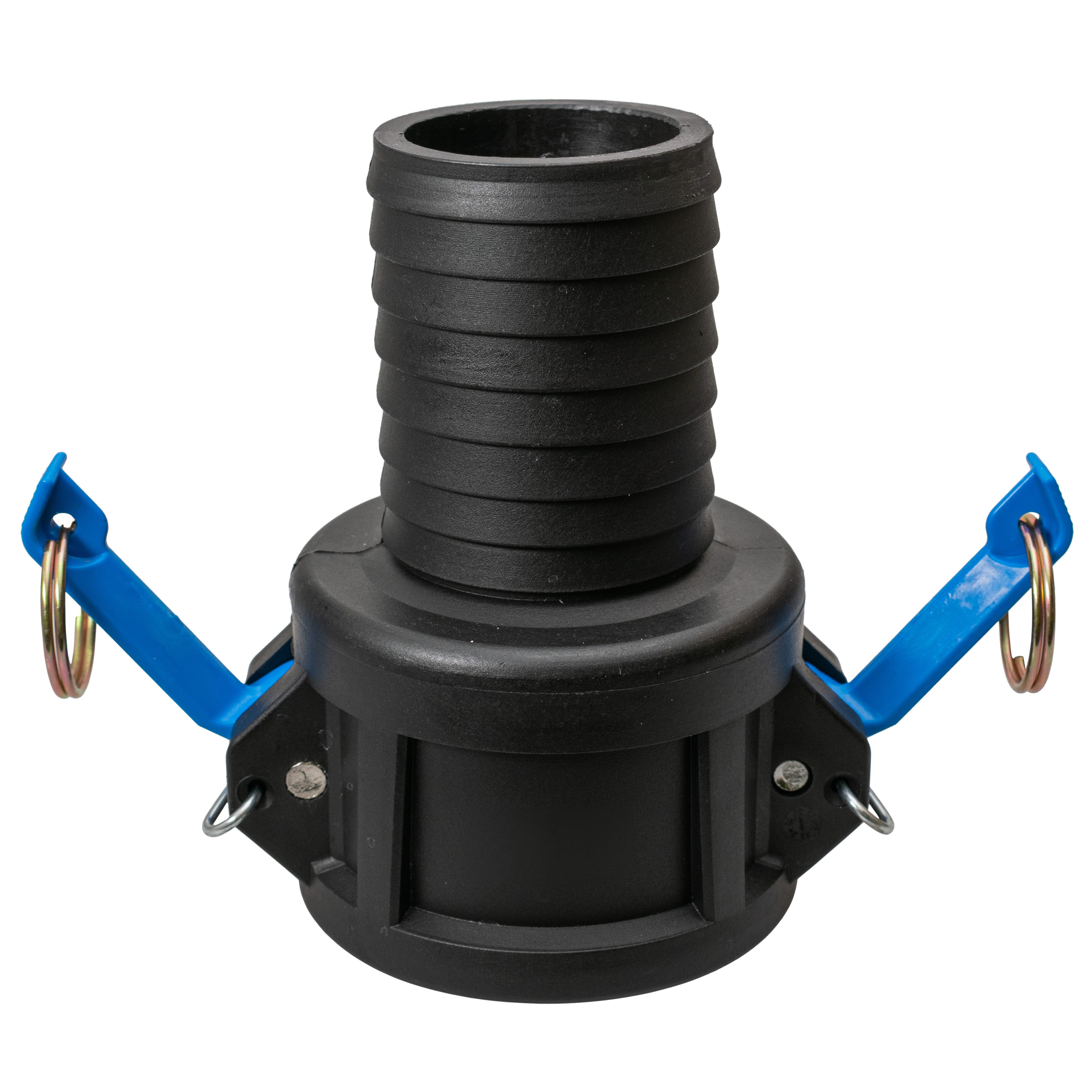 IBC 2” S60X6 Valve with IBC S60X6 – 1.5” Camlock Fitting and 1.5” Type C Camlock