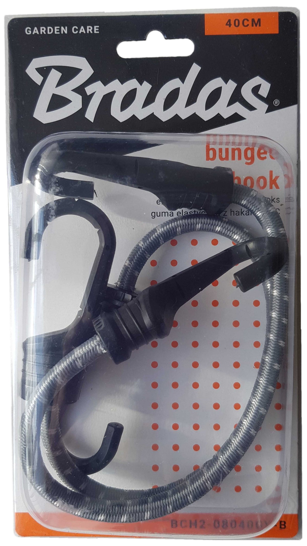 Bungee Cord Hook with PVC-coated Metal Hooks 40cm