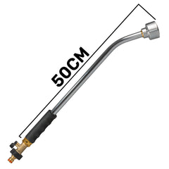 50cm Garden Watering Lance with Brass Valve and Quick Connect Male