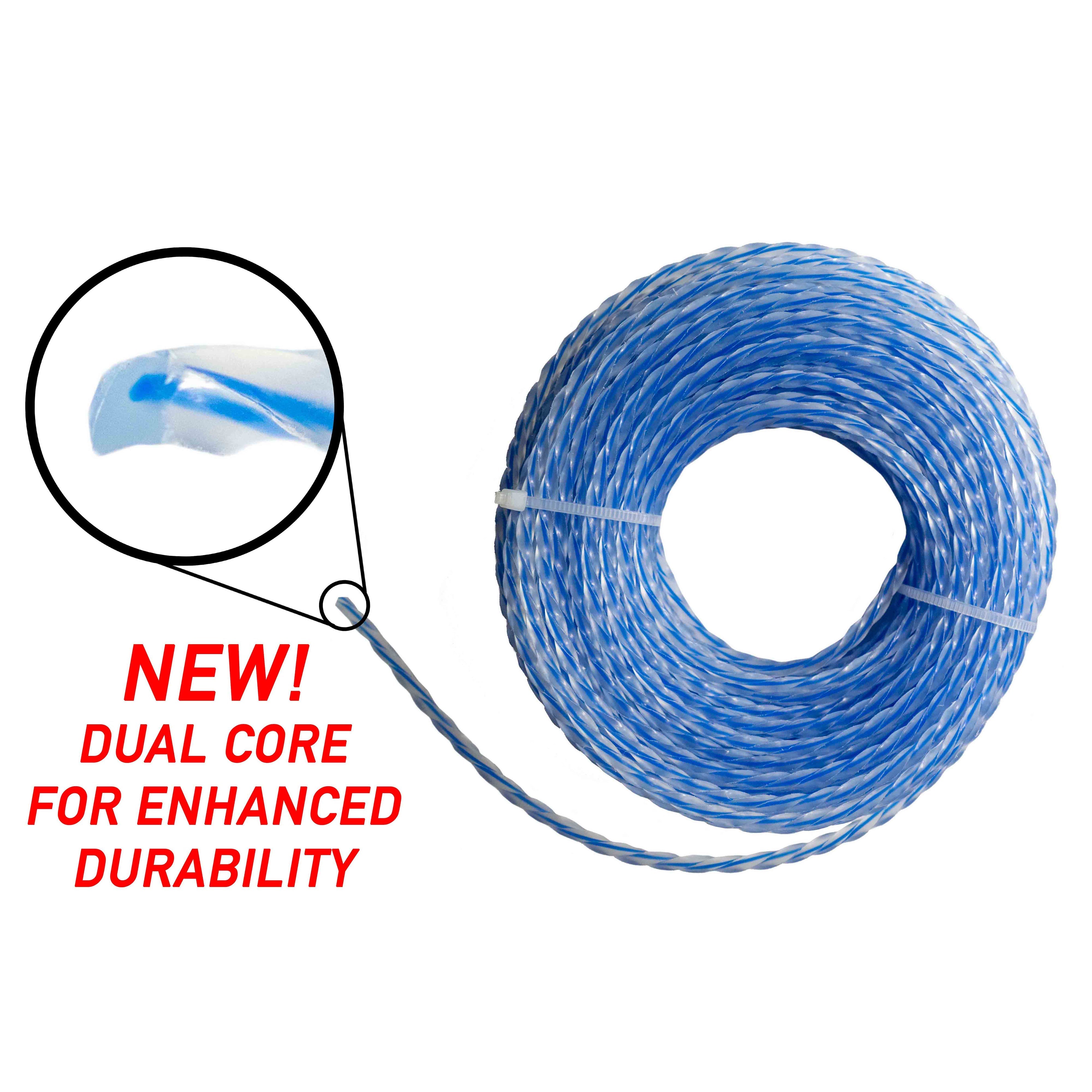 Strimmer Line Dual Blue Twist 2.7mm x 15m