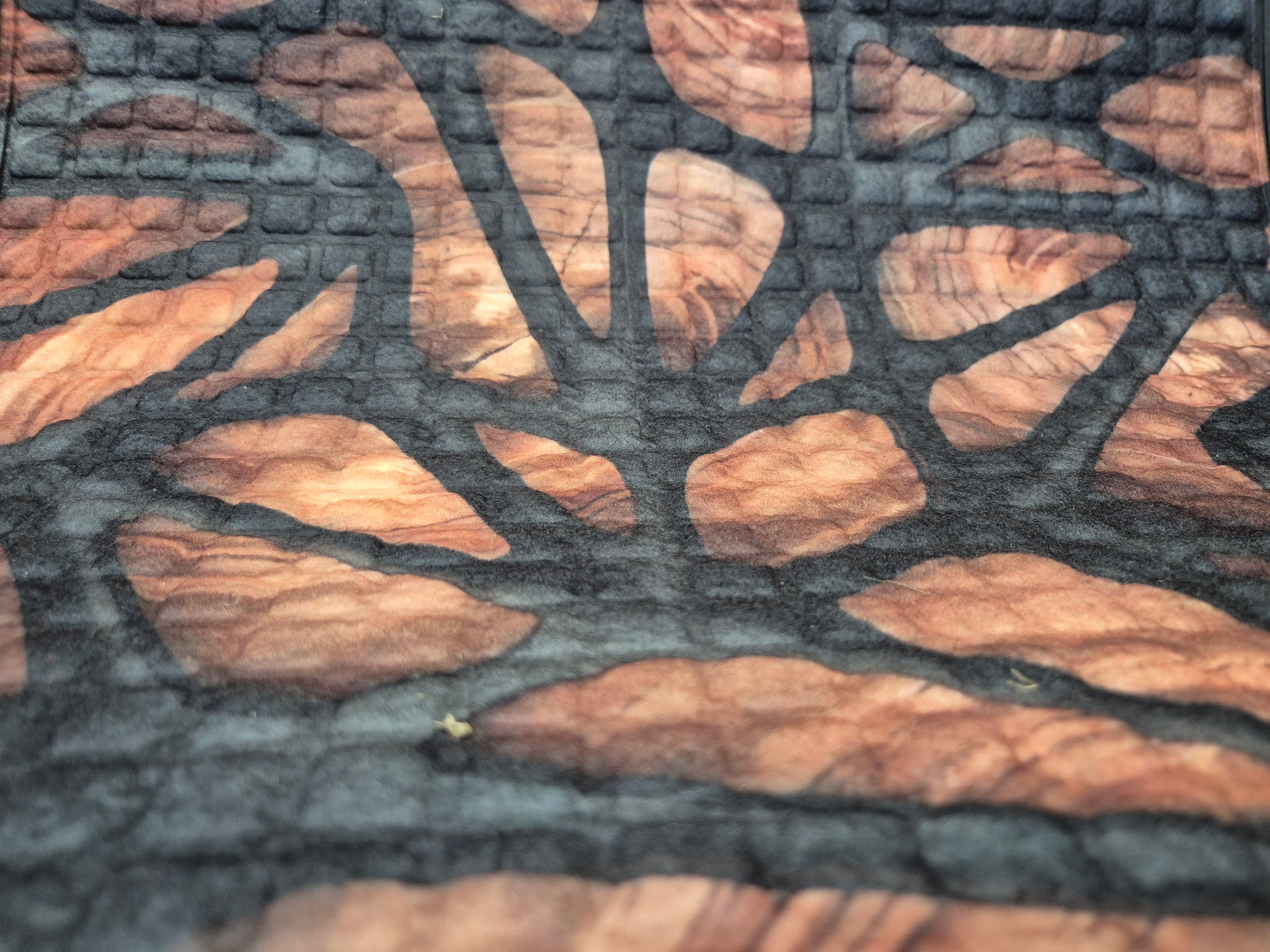 Doormat 75cm x 45cm - Fingertip Type D - Absorbent Coir Mat for Indoor/Outdoor