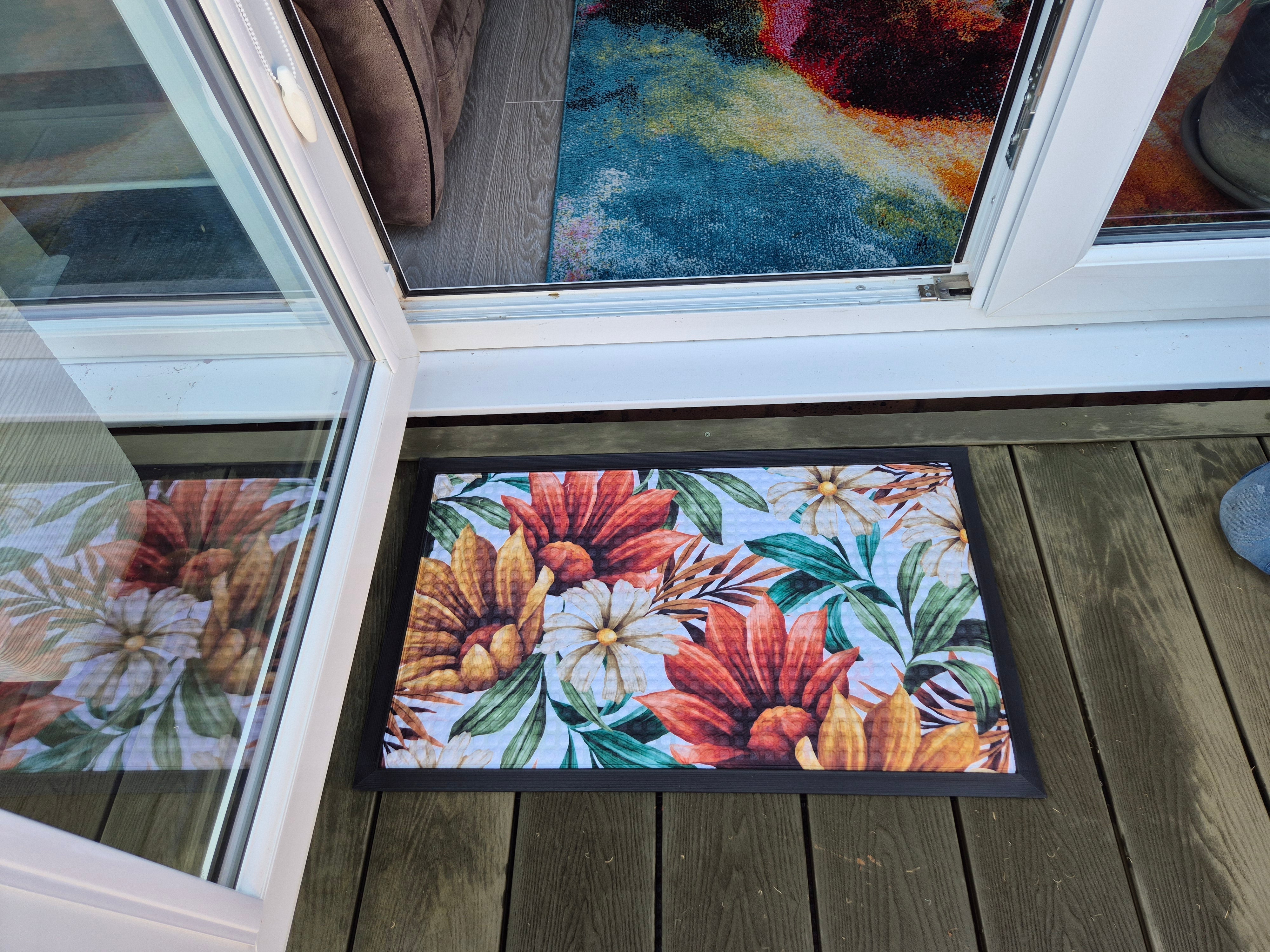Doormat 75cm x 45cm - Fingertip Type E - Absorbent Coir Mat for Indoor/Outdoor