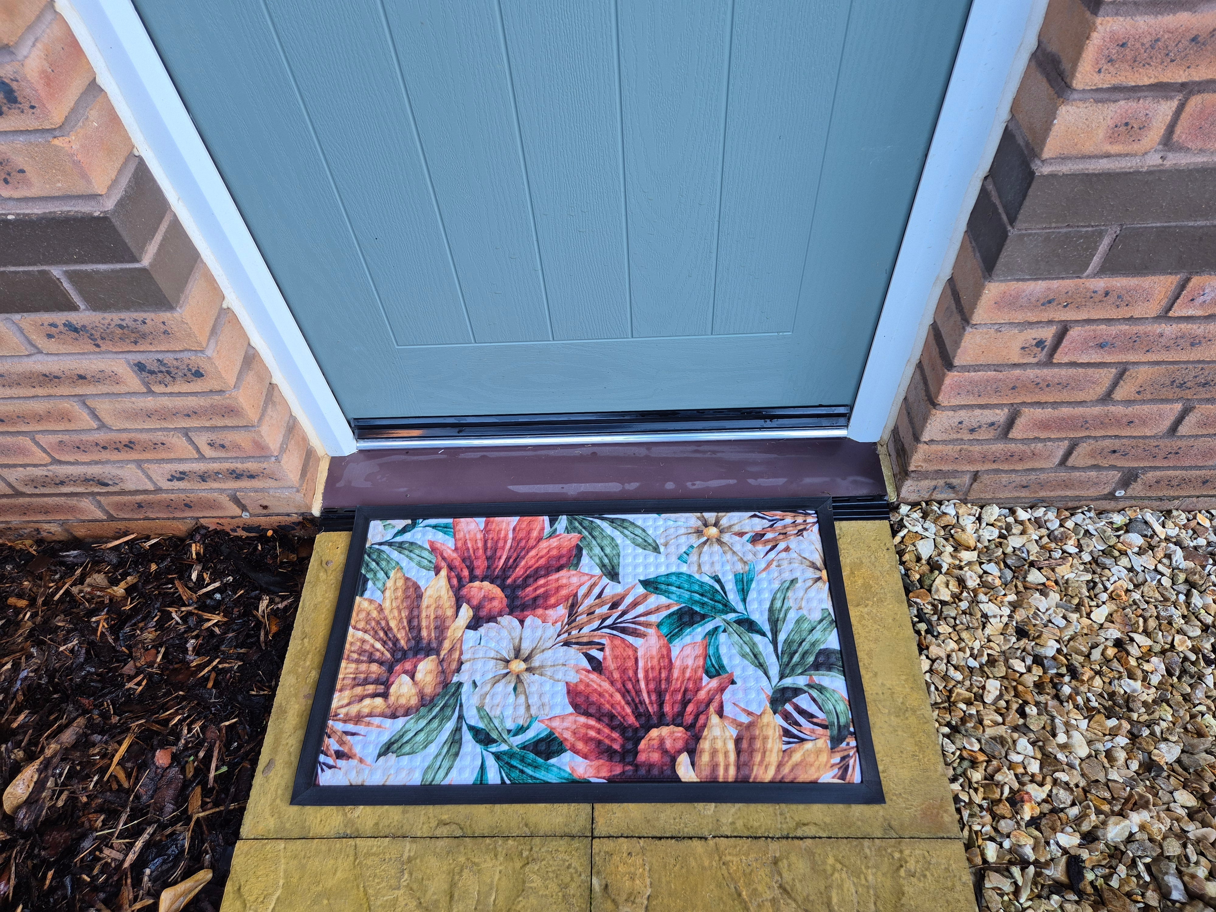 Doormat 75cm x 45cm - Fingertip Type E - Absorbent Coir Mat for Indoor/Outdoor
