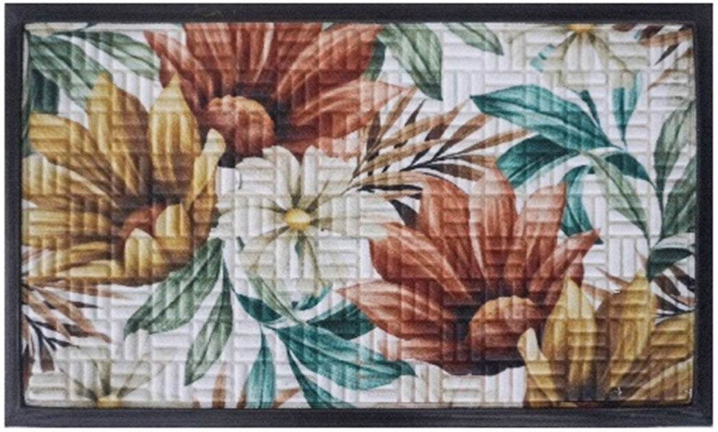 Doormat 75cm x 45cm - Fingertip Type E - Absorbent Coir Mat for Indoor/Outdoor