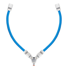 Dog Shower Mix Hot/Cold Water with Valves Blue