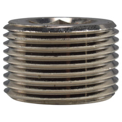 Thread Conversion Cap 3/4" BSPM - 1/2" BSPF, Nickel Plated