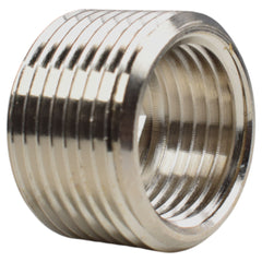 Thread Conversion Cap 3/4" BSPM - 1/2" BSPF, Nickel Plated