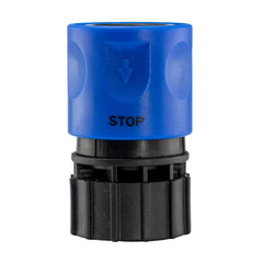 Wall Flange Kit 25mm MDPE + In-Line Valve & Female Quick Connector