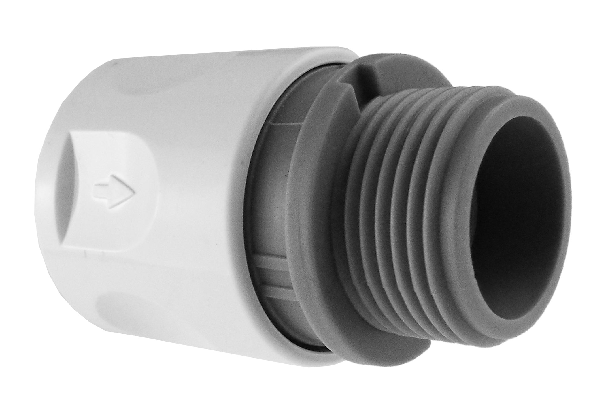 Hose Connector WL with In-Line BSPF Valve and 25mm Brass Barb