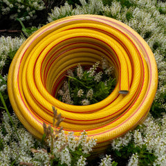 Premium Garden Hose Yellow with Geka Type Claw Fittings