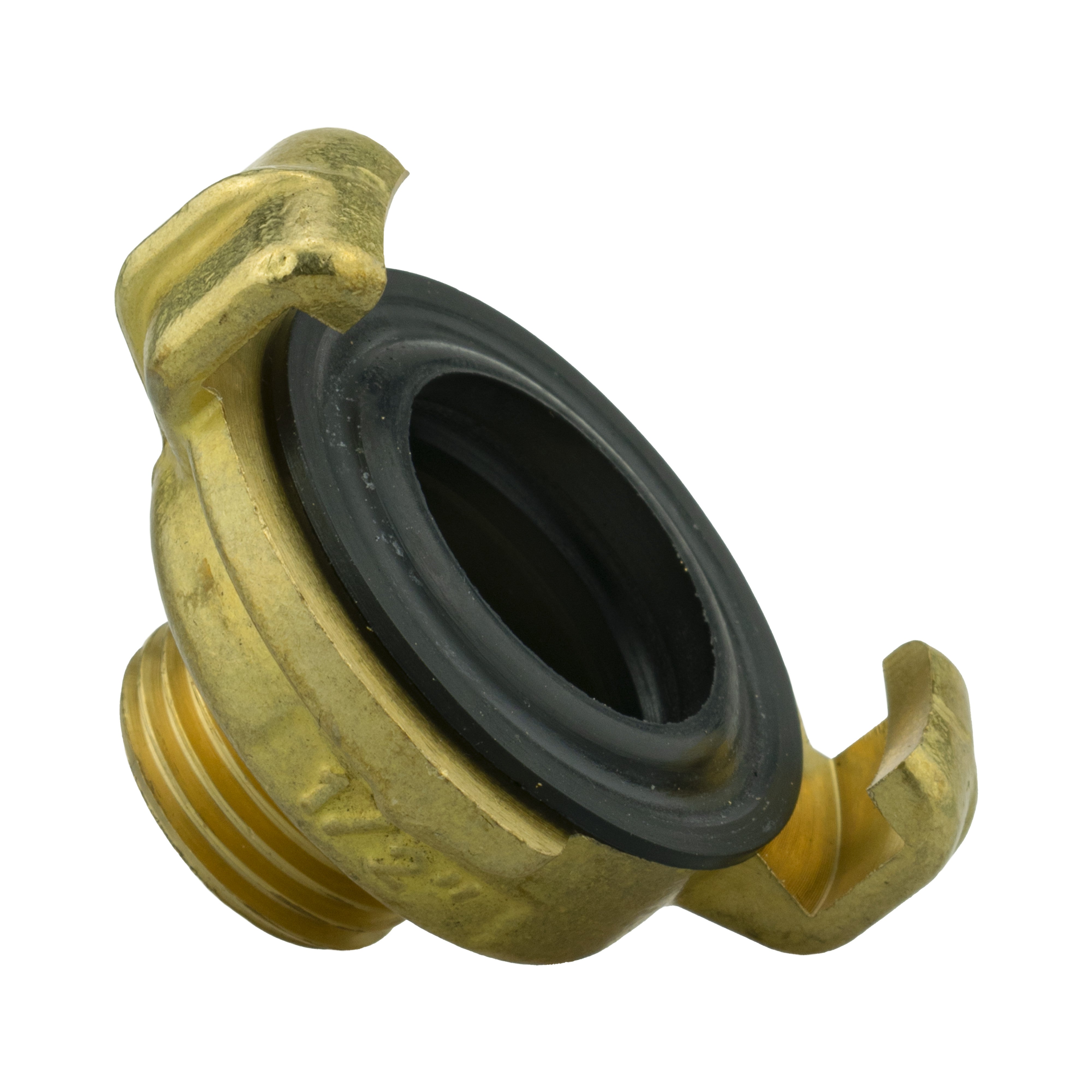 IBC 2” S60X6 Cap with Geka Type Fittings 13mm Barb Swivel