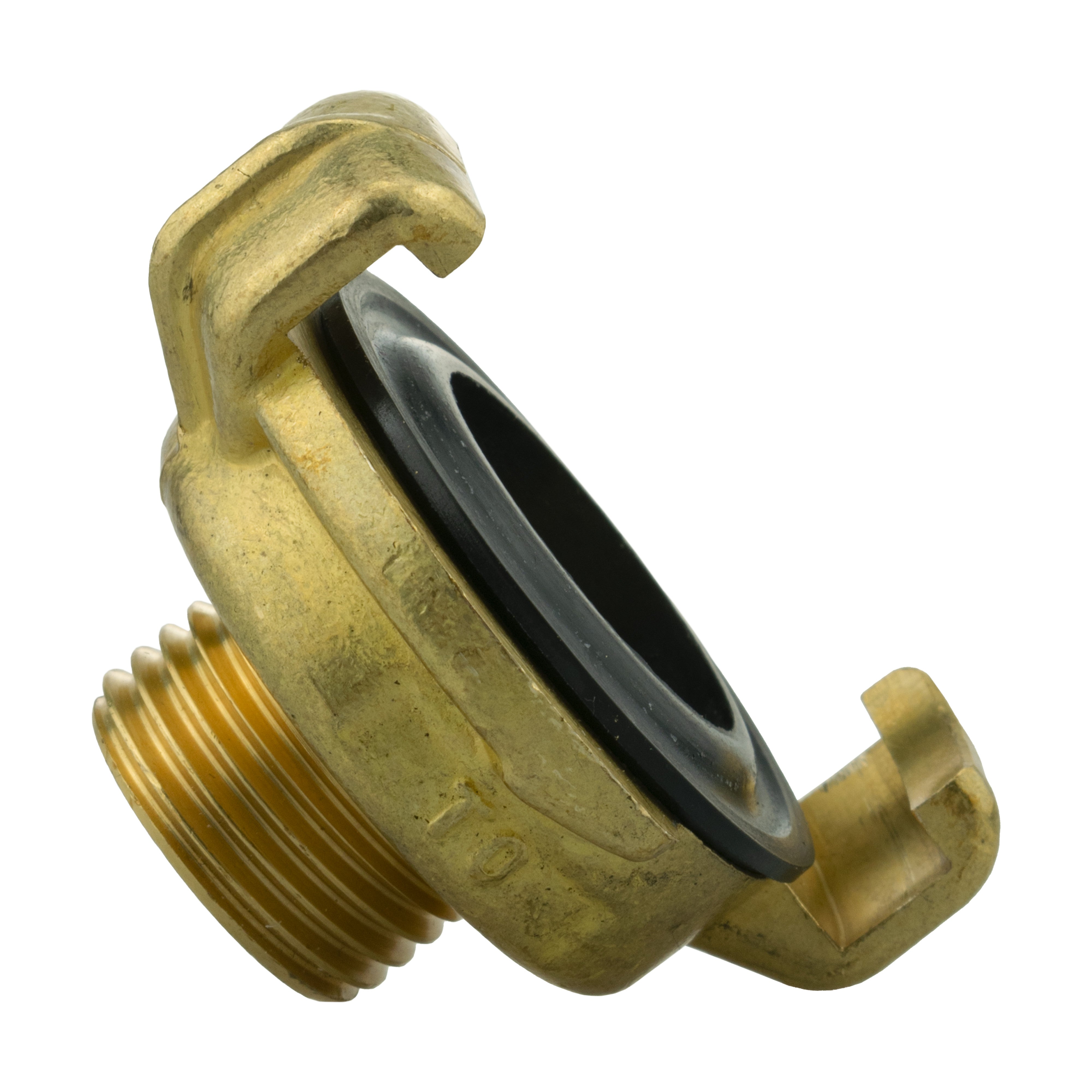 IBC 2” S60X6 Cap with Geka Type Fittings 13mm Barb Swivel