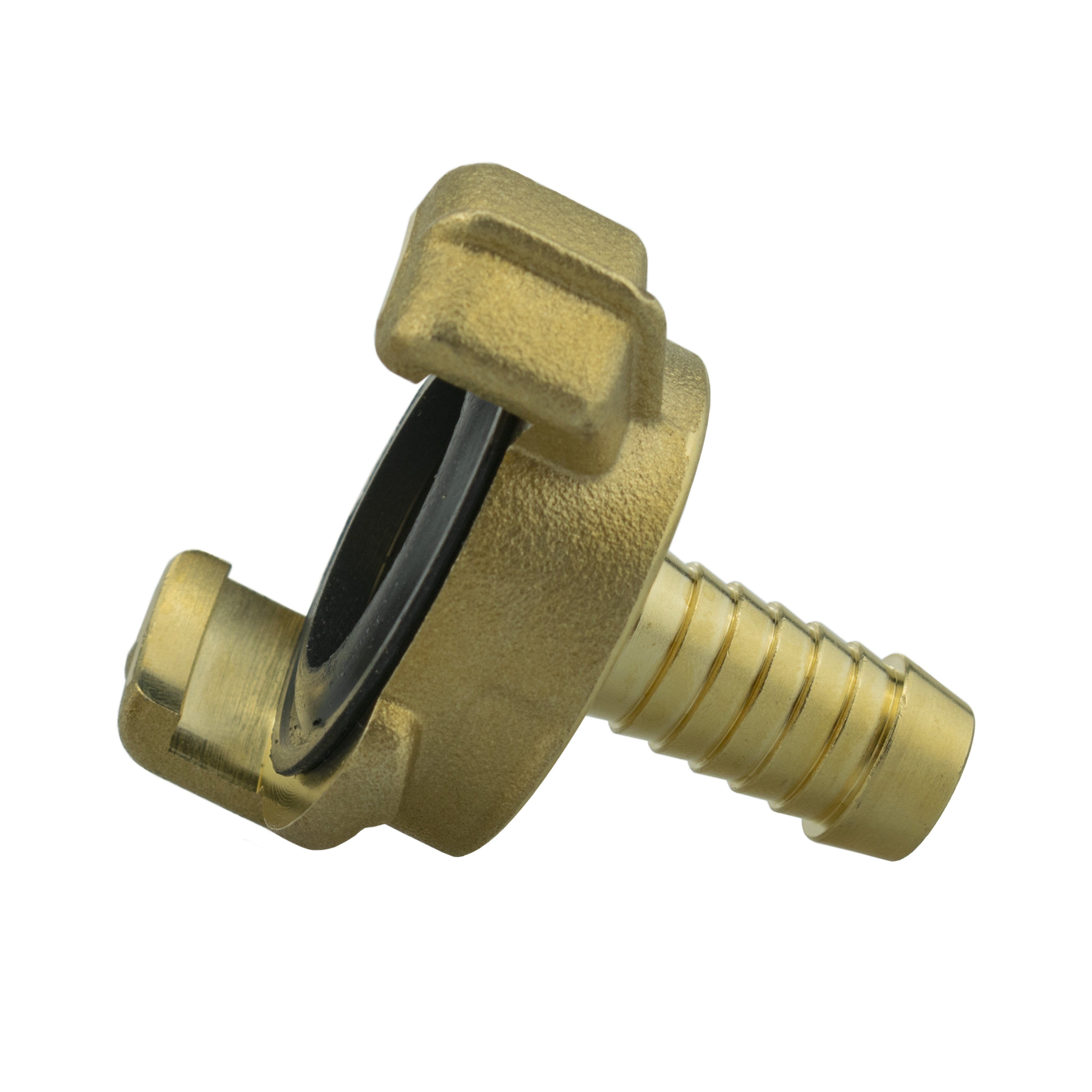 IBC 2” S60X6 Cap with Geka Type Fittings 13mm Barb