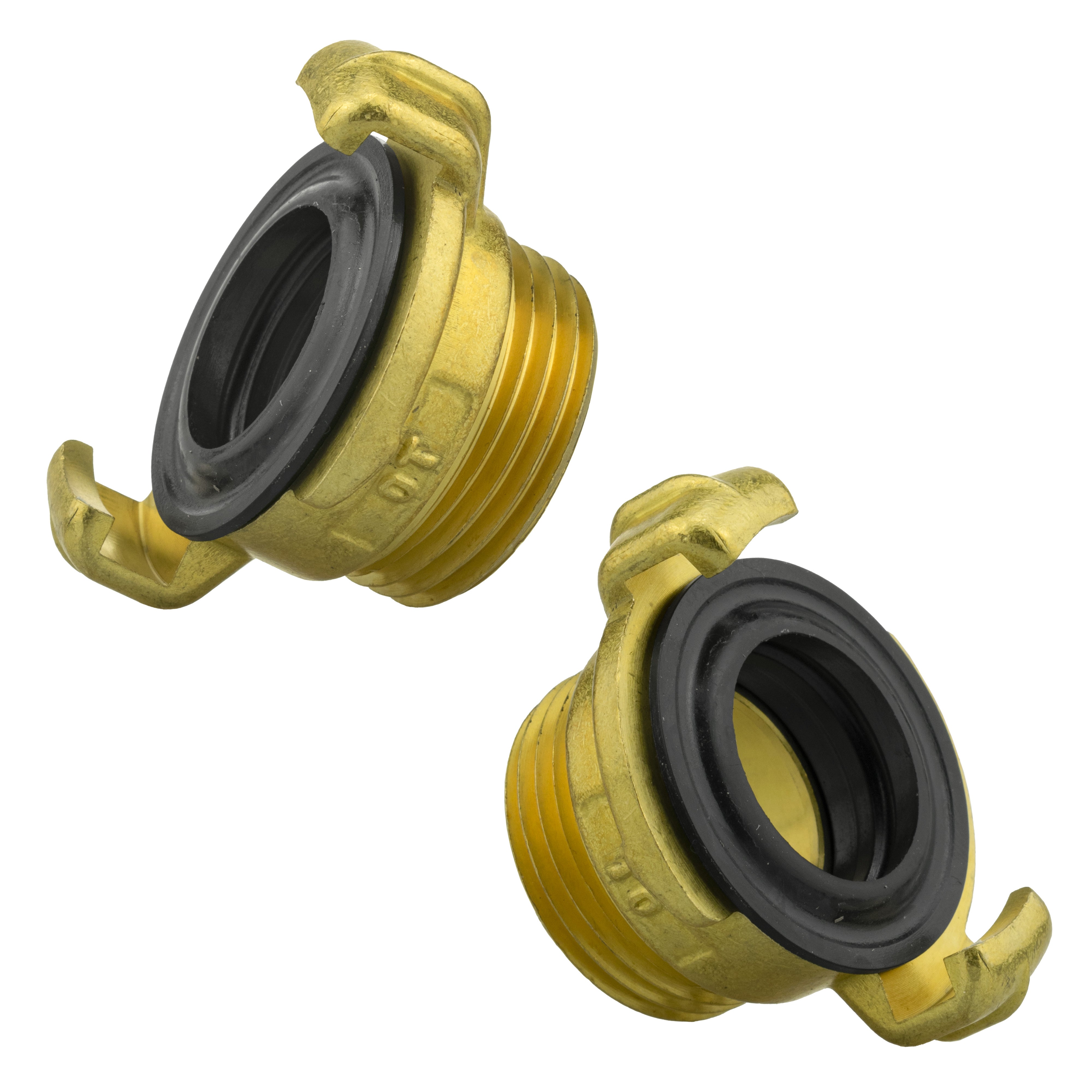IBC 2” S60X6 Cap with Geka Type Fittings 25mm Barb Swivel Elbow