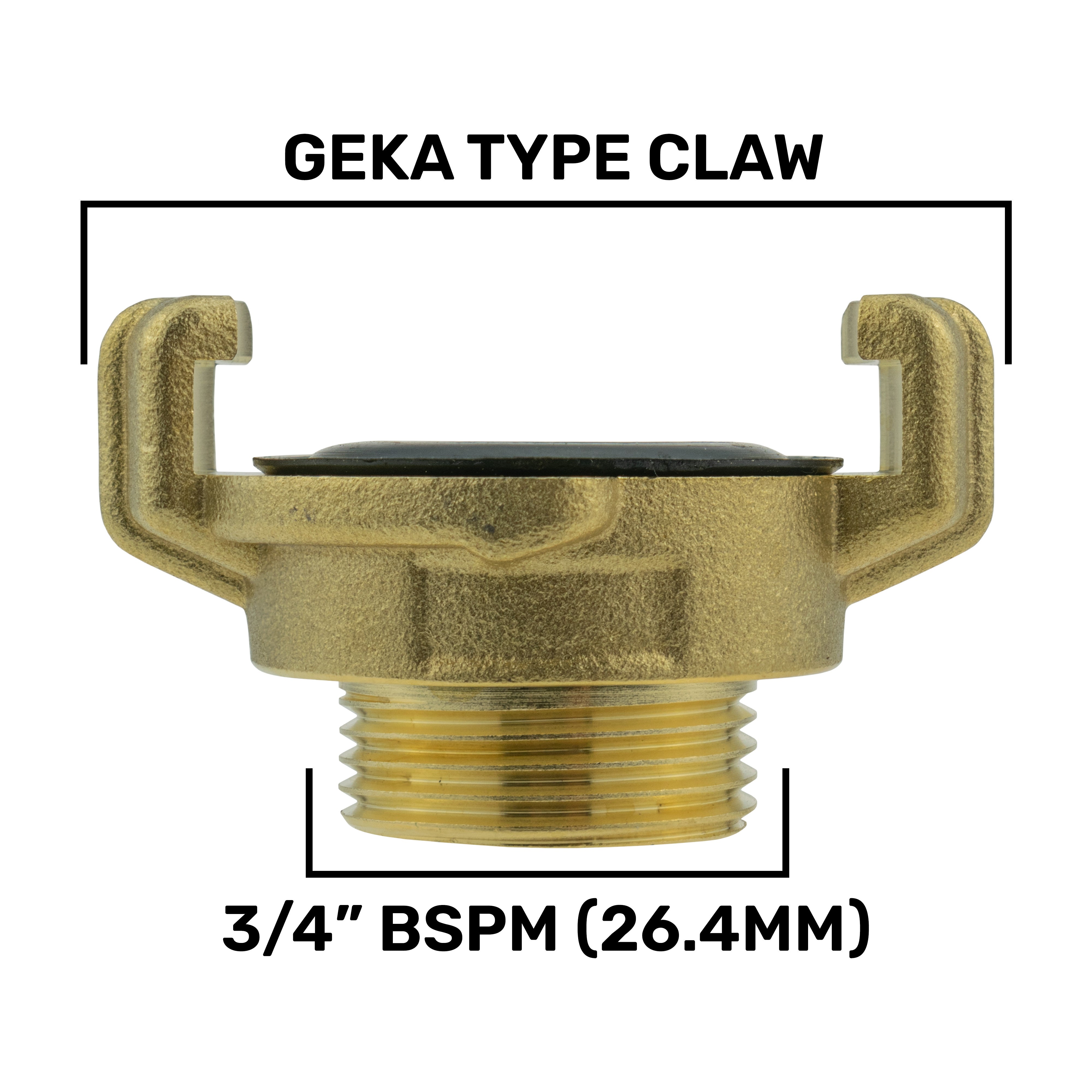 16mm Barbed Straight with In-Line BSPF Valve and Geka Type Connector