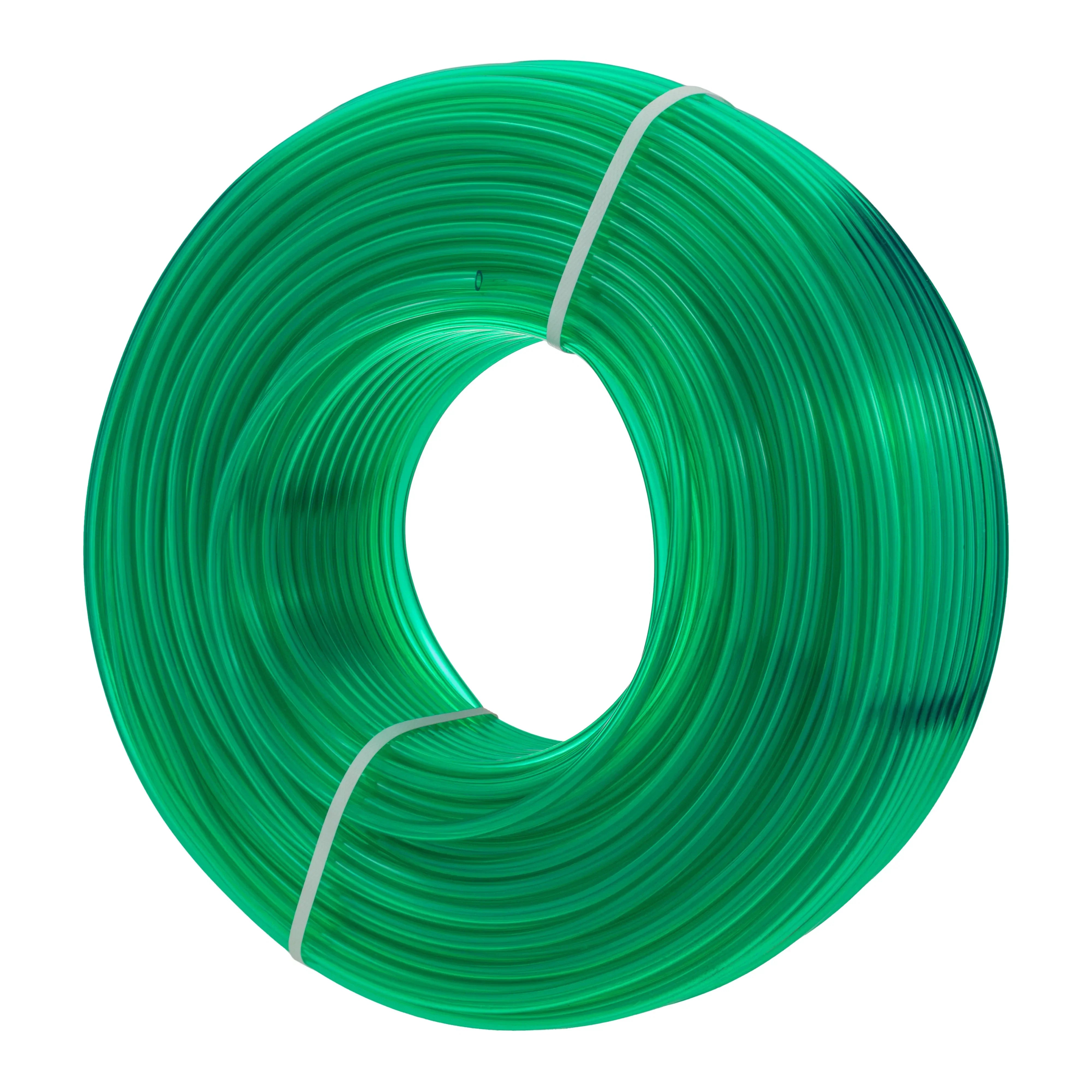 Green Semi-Transparent PVC Pipe 12mm*15mm