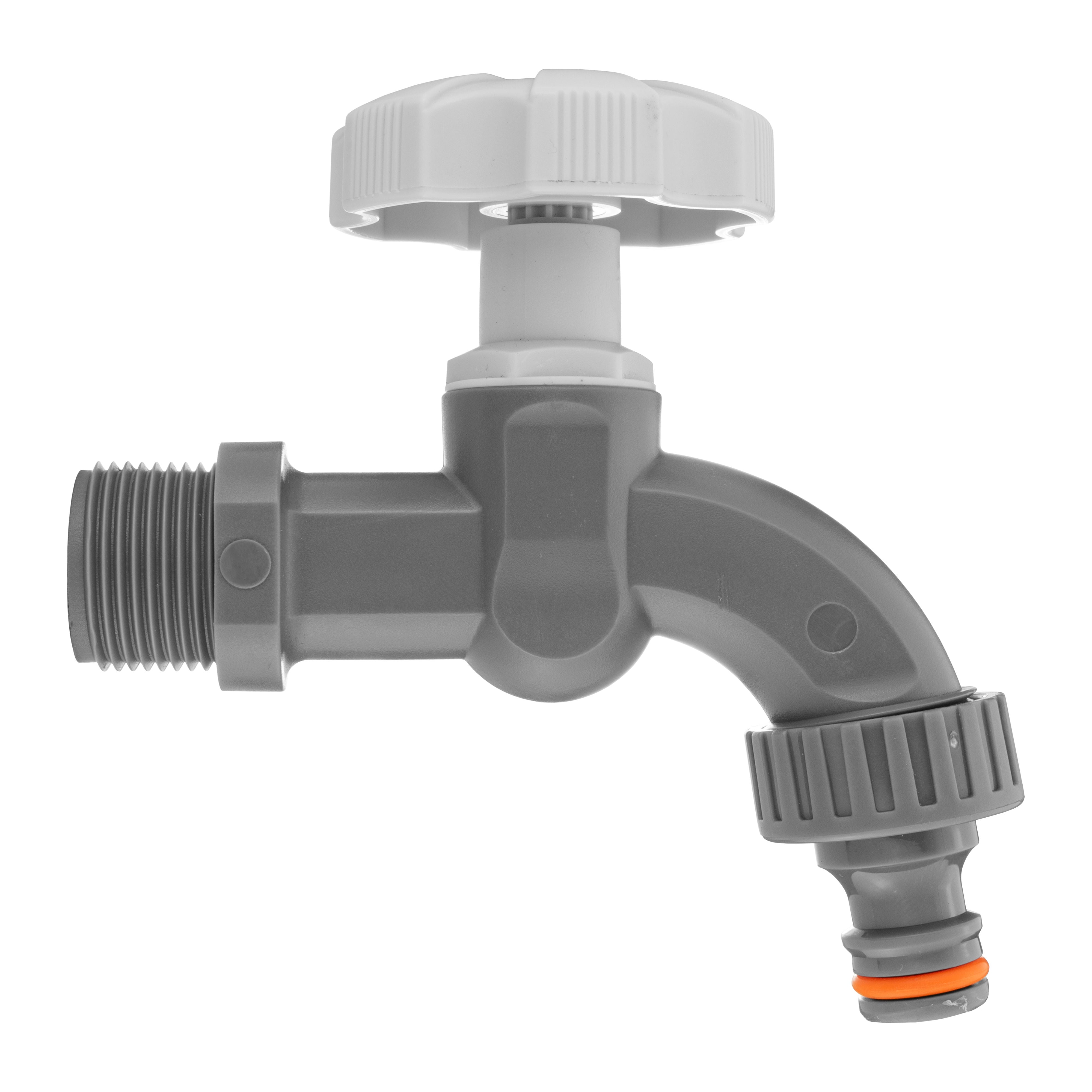 IBC 2” S60X6 Cap with ½” BSP Plastic Bib Tap