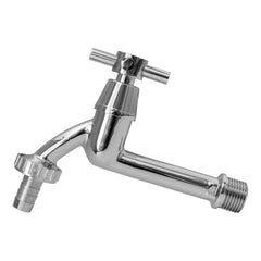 Water Butt Kit 1/2" with Extended Brass Chrome Tap 1/2" Barb