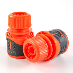 Premium Garden Hose Green with Orange Lock Connectors
