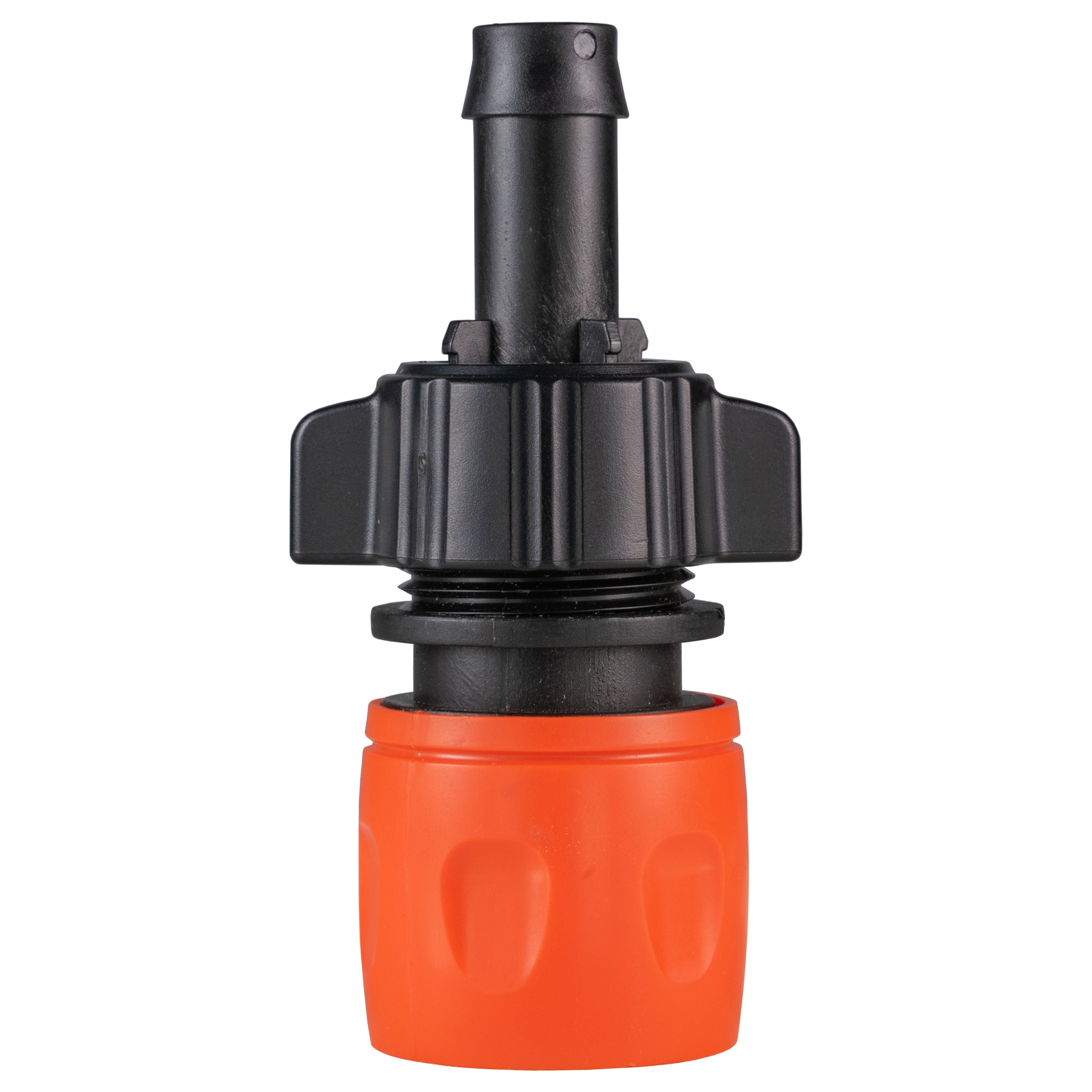 Water Butt Connector 3/4" BSP with BSPF-Quick Connect Valve & Hose Connector 16mm Barb