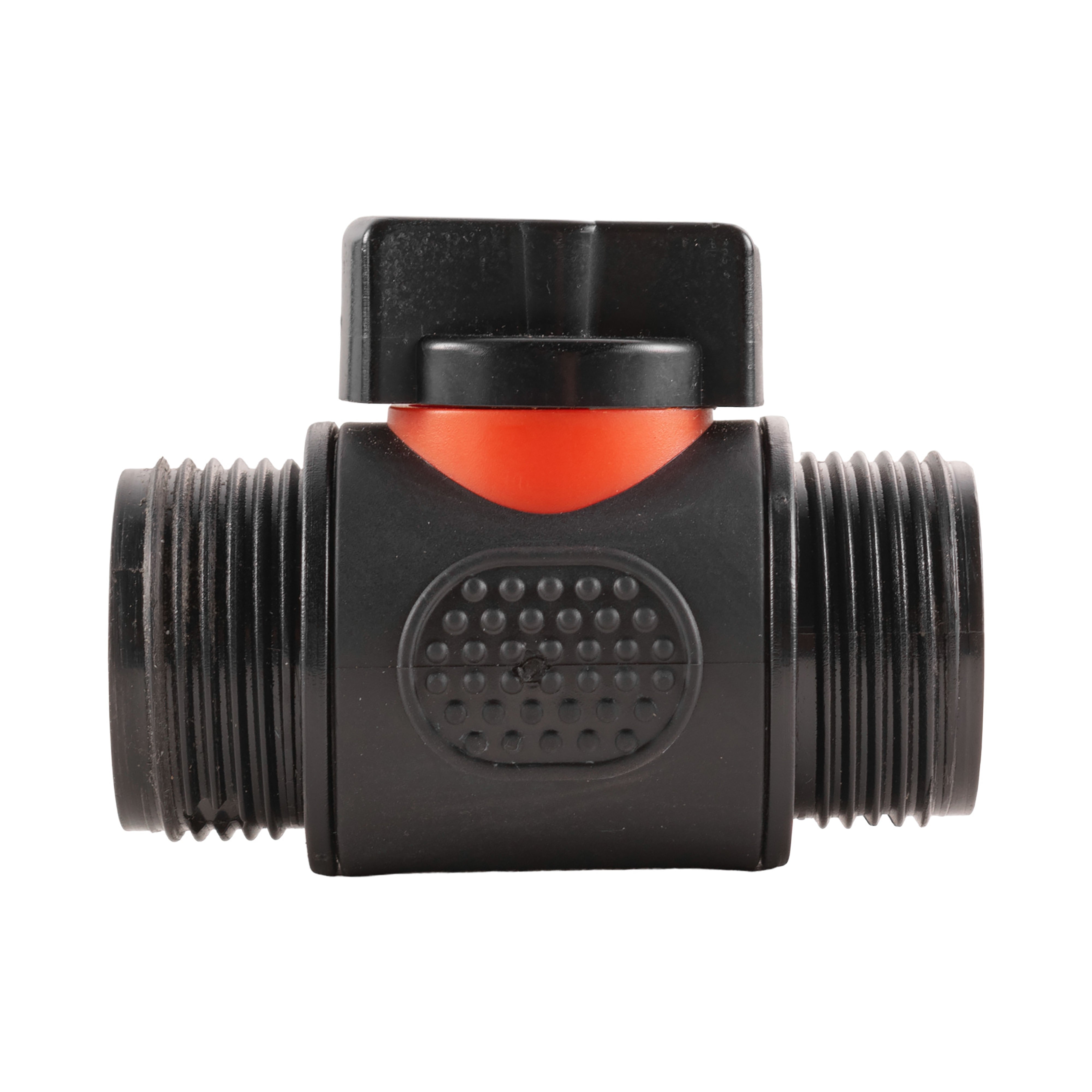 13mm Brass Barb with In-Line BSPM Valve and 19mm Brass Barb