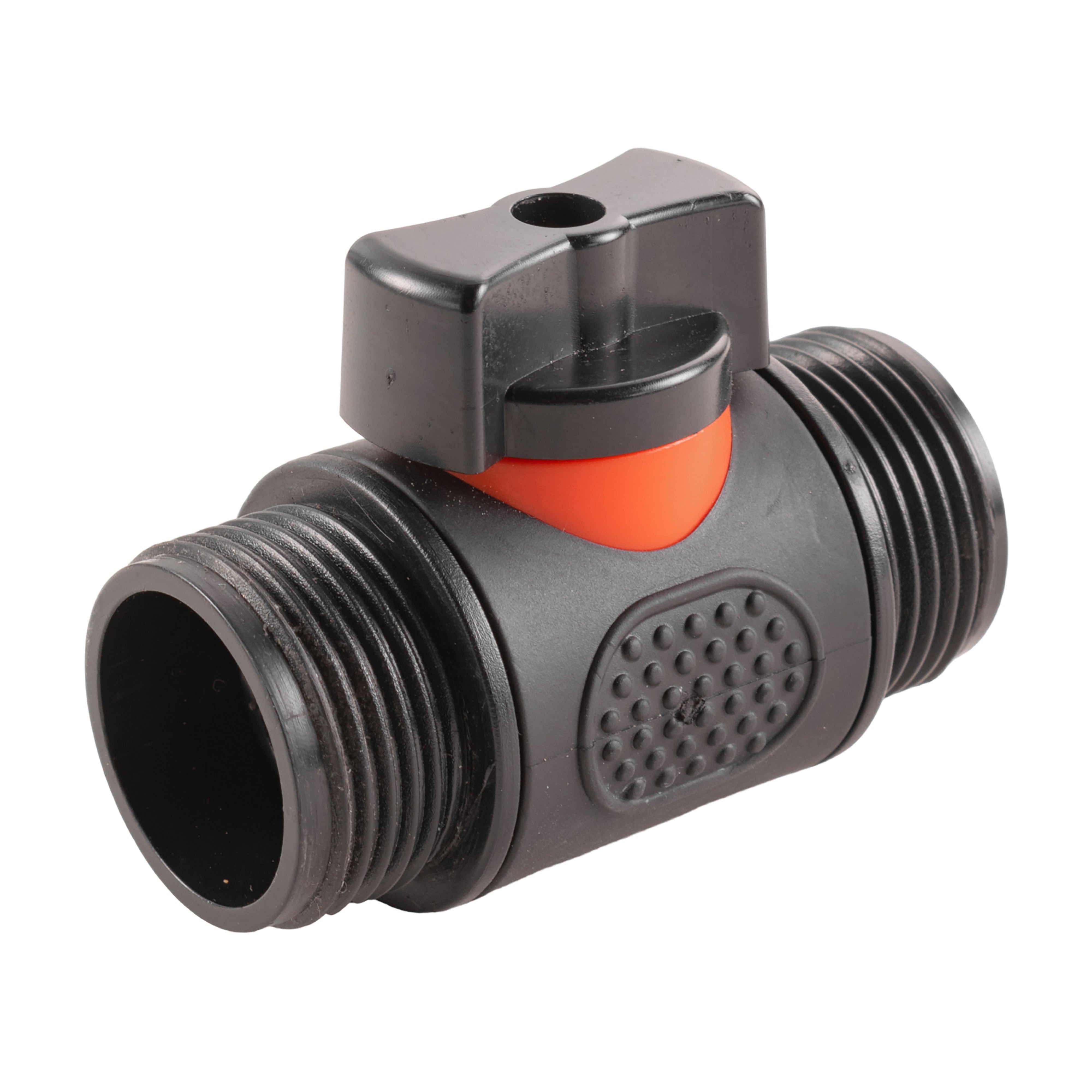 13mm Brass Barb with In-Line BSPM Threaded Valve