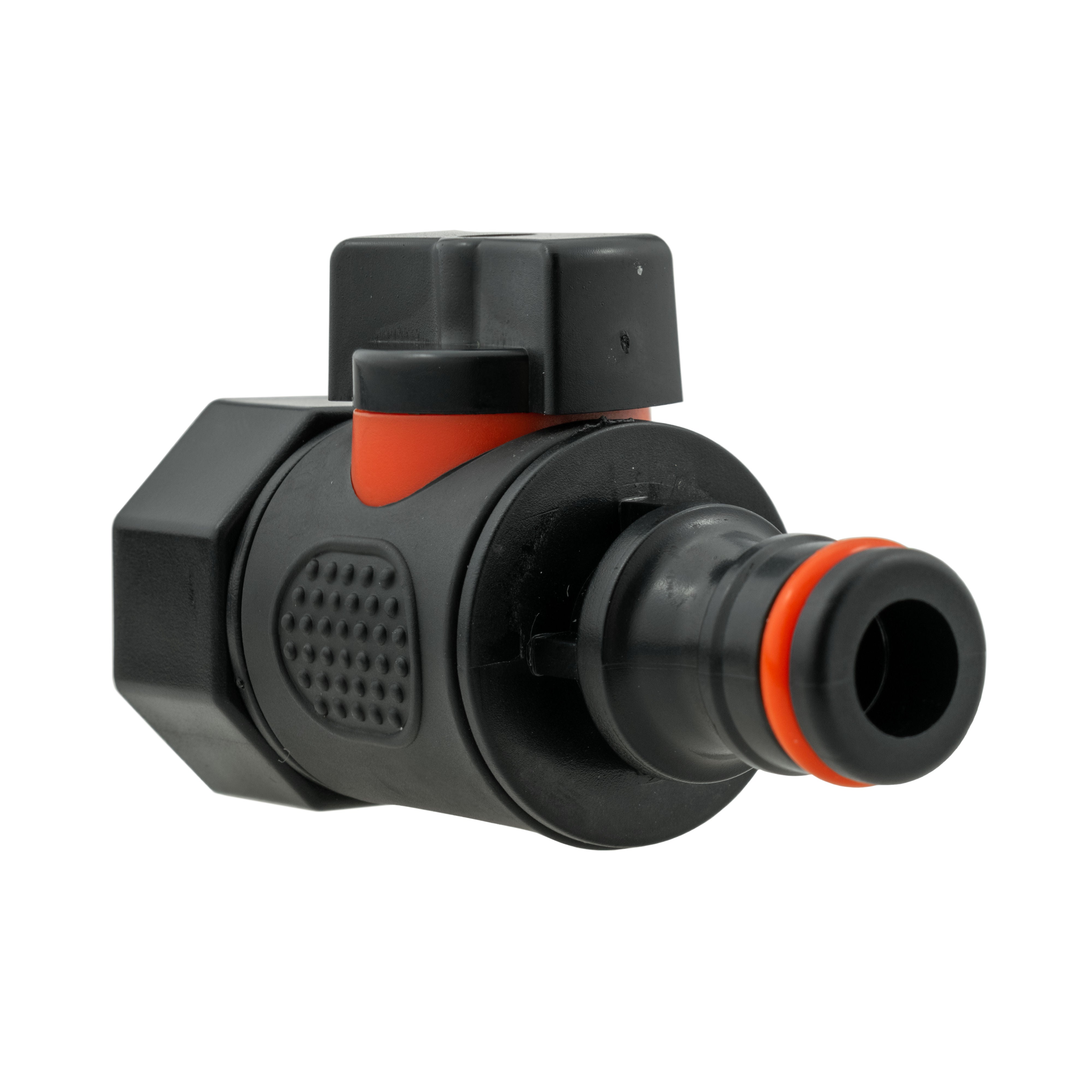 3/4" BSPF Thread Quick Connect Valve with Hose Connector 4mm Barb