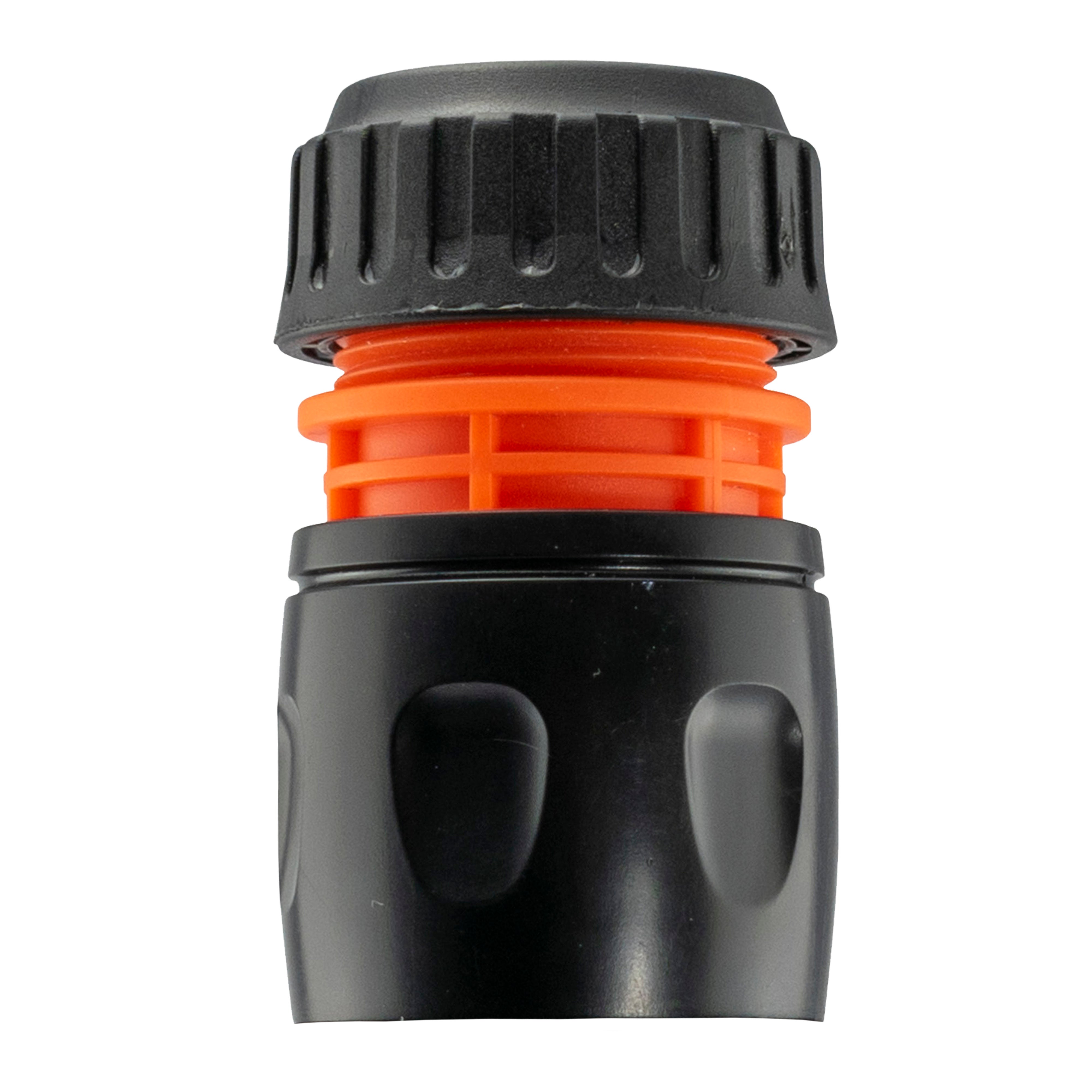 25mm Brass Barb with BSPF-Quick Connect Valve & Hose Connector Black