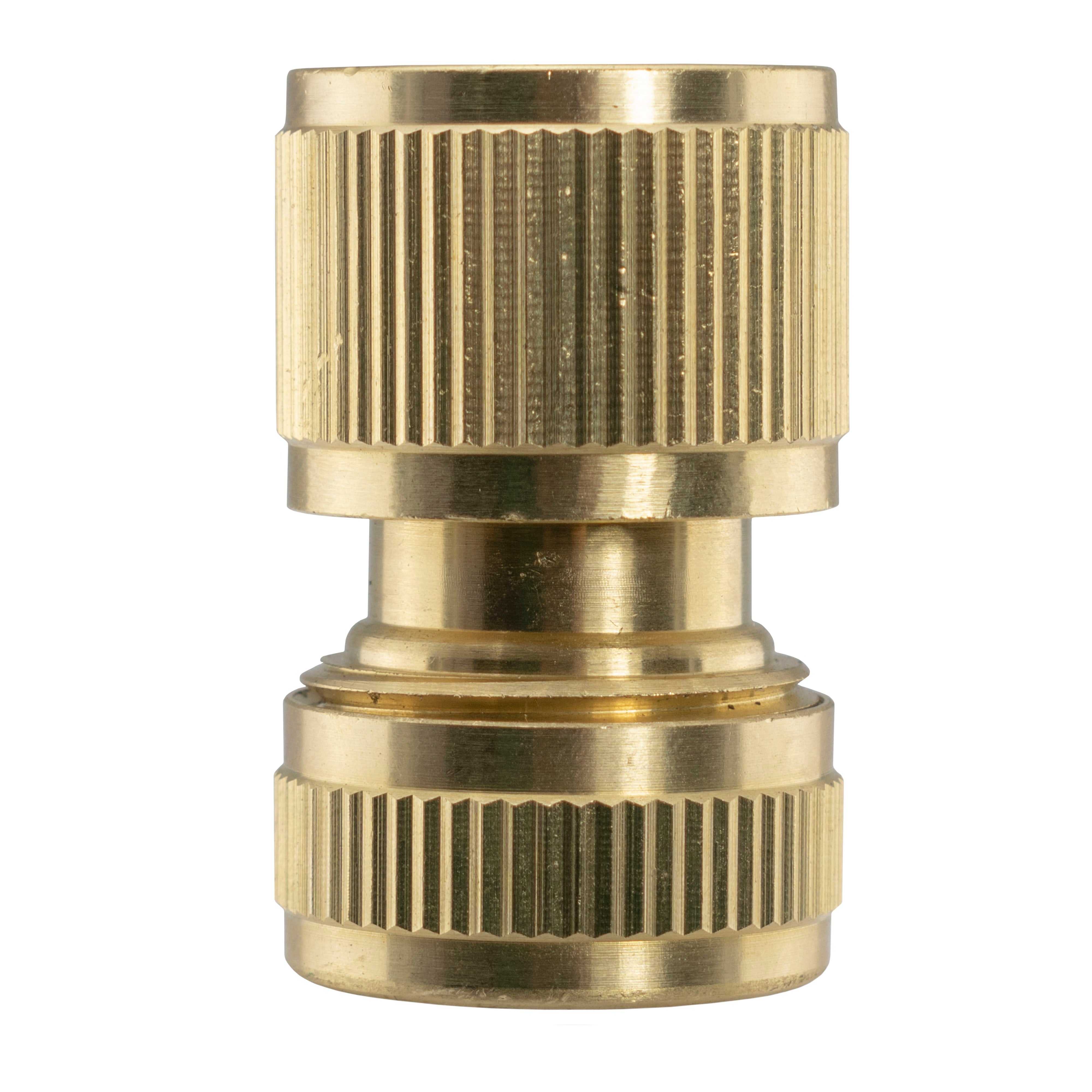 25mm Brass Barb with BSPF-Quick Connect Valve & Hose Connector Brass