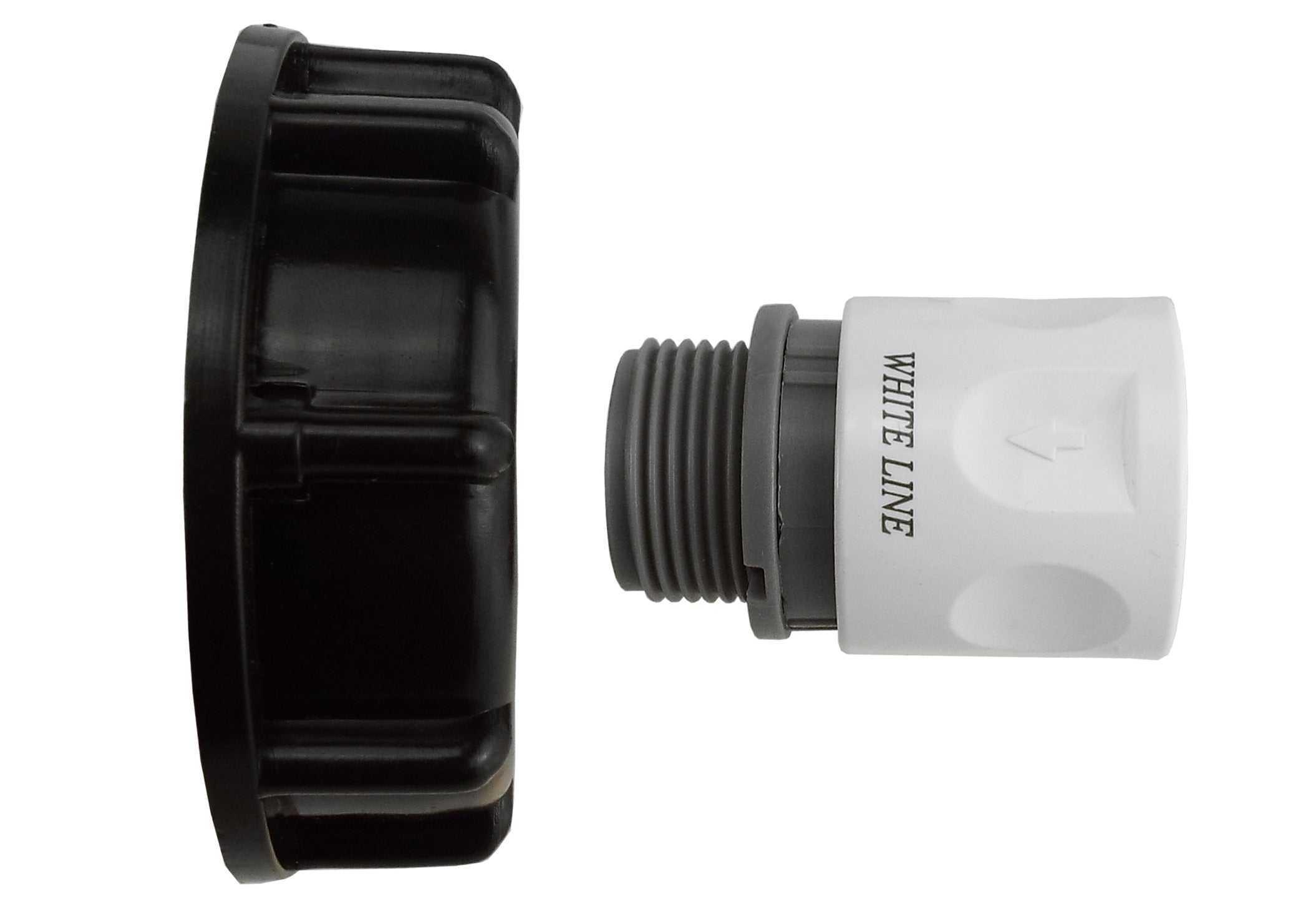 IBC 2” S60X6 Cap with ¾” BSP Threaded Hose Connector WL