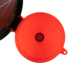 10" Funnel Tank With Lid and Screen Mesh Filter