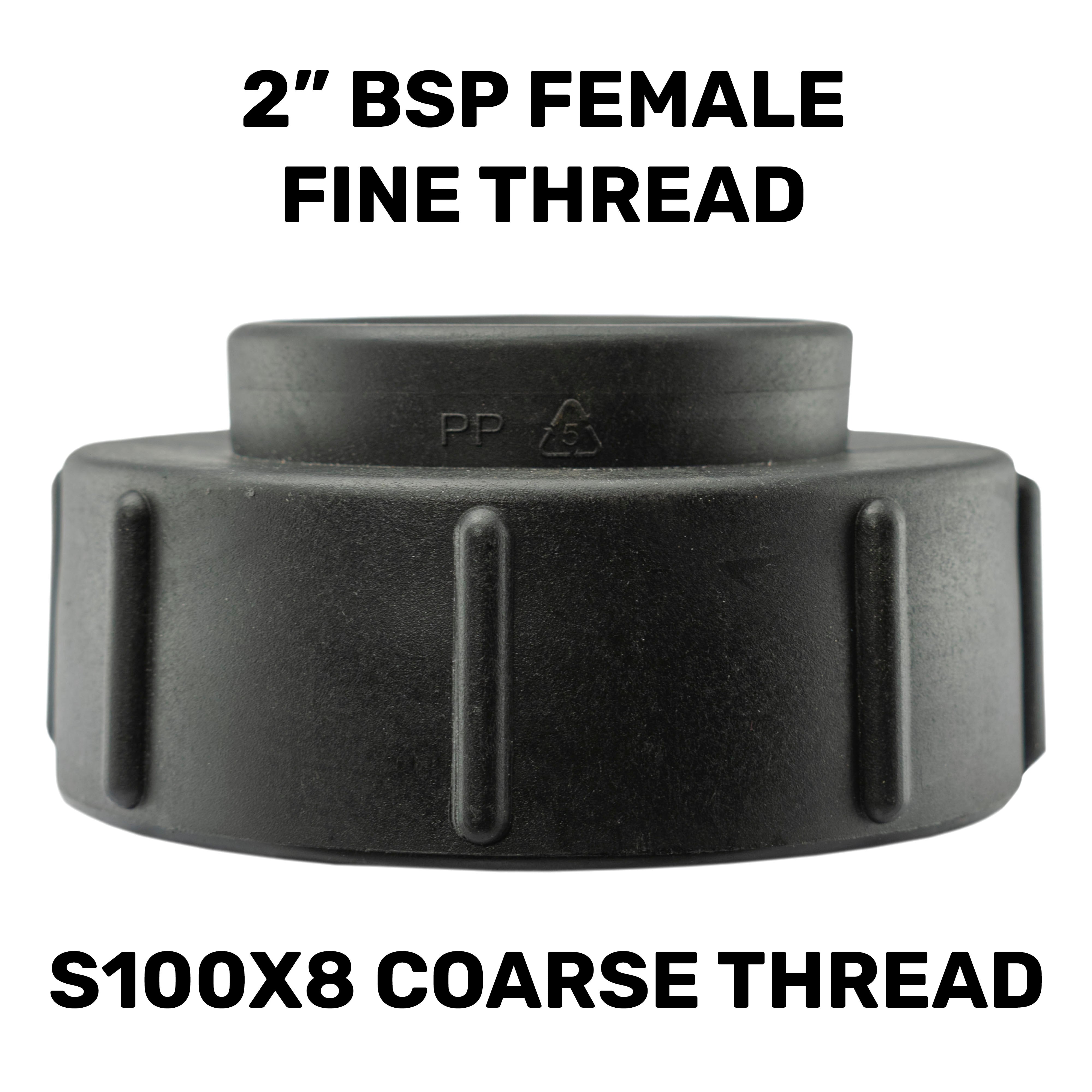 IBC S100X8 Adapter to 2"BSPF