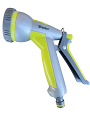 Hose Gun Water Sprayer 8-Function Metal, Lime