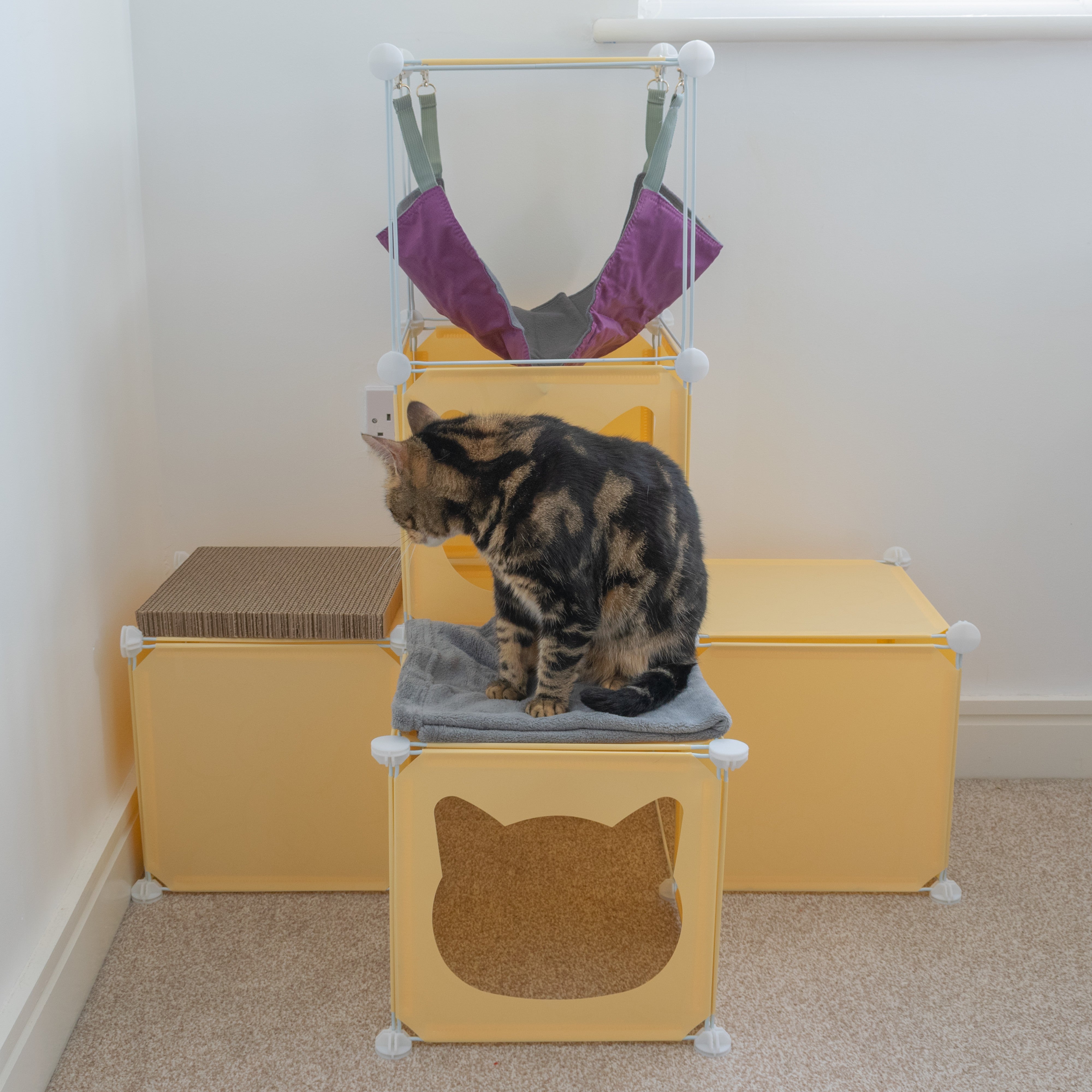 Kitty Cubby Cat Cube Play Tower MIDI