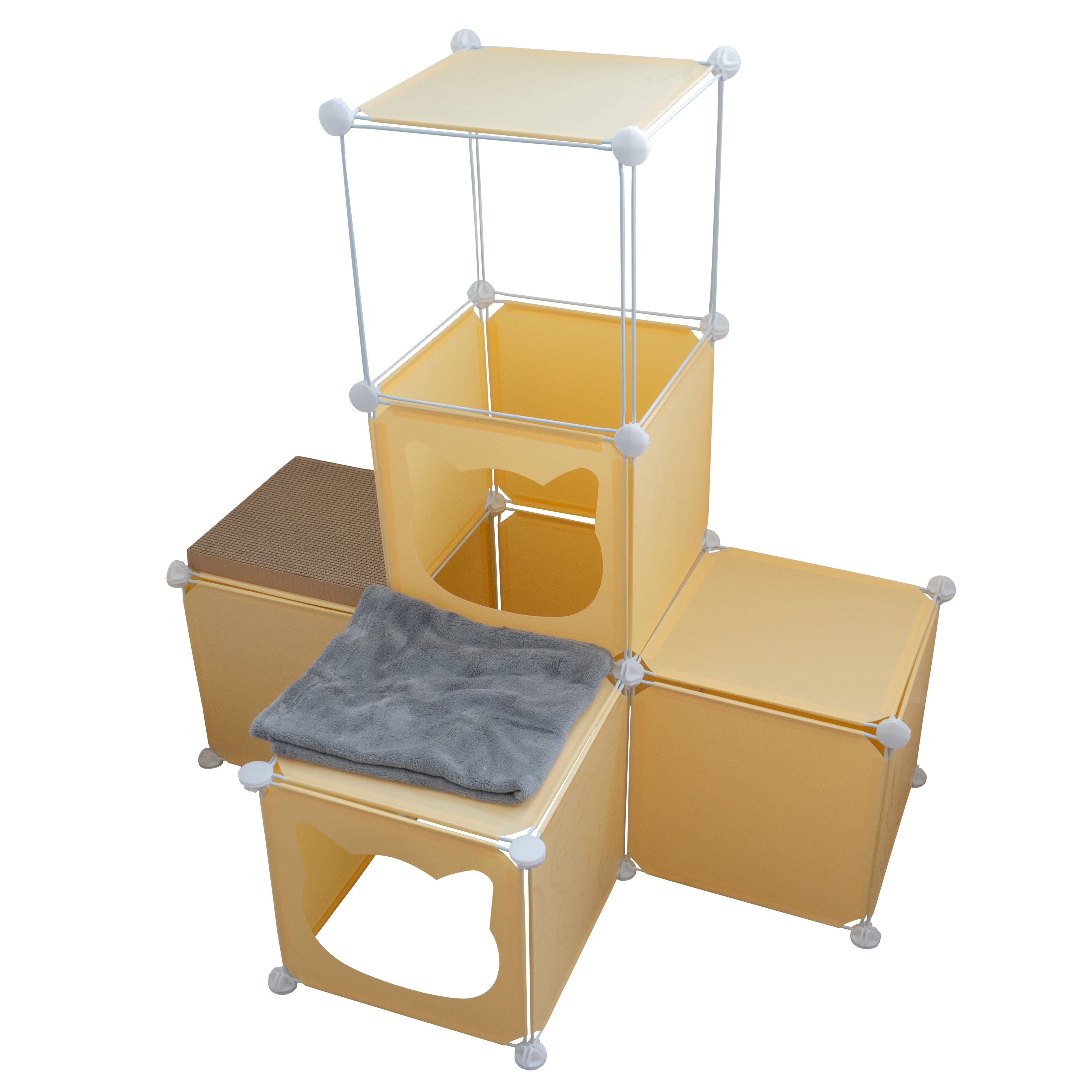 Kitty Cubby Cat Cube Play Tower MIDI