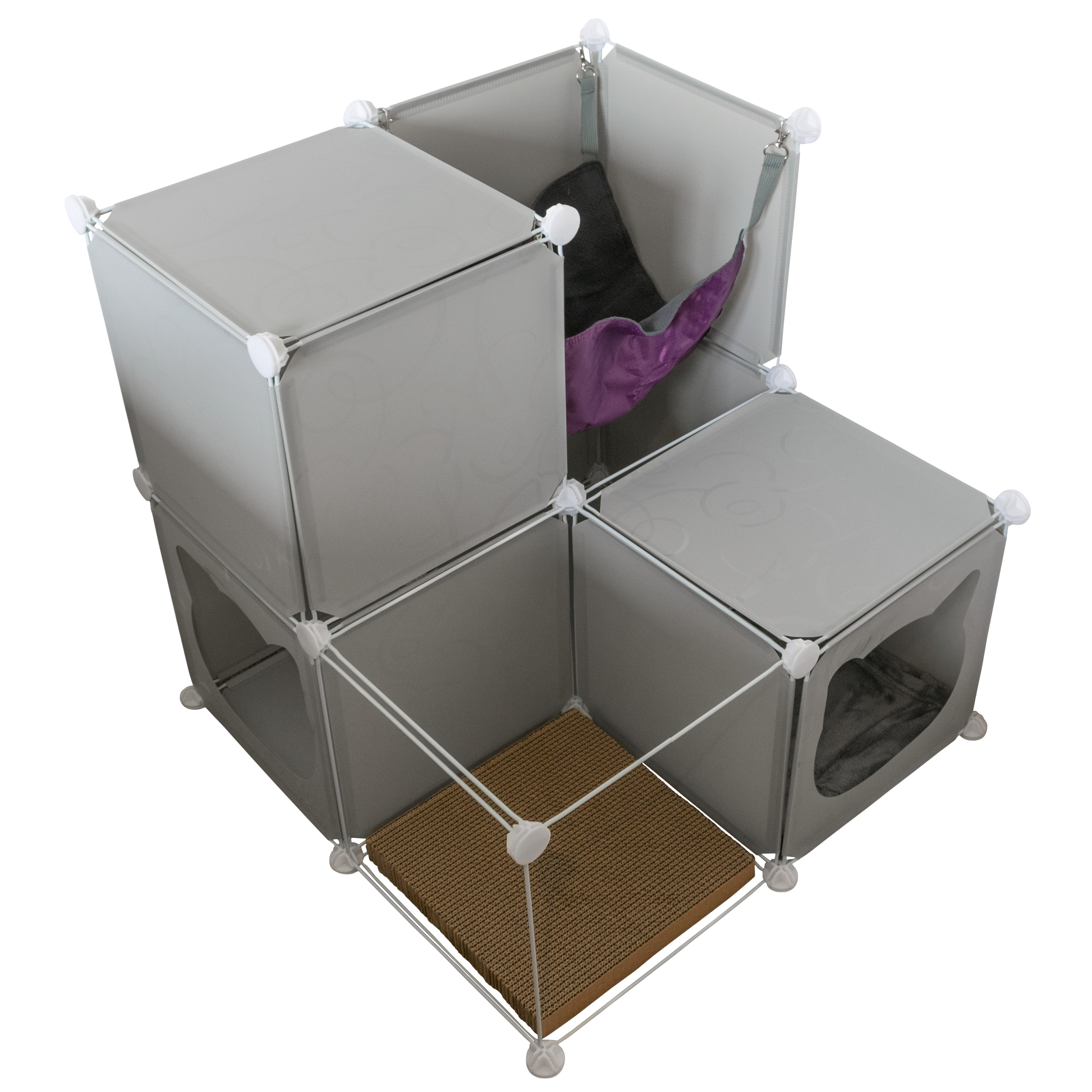 Kitty Cubby Cat Cube Play Tower MIDI